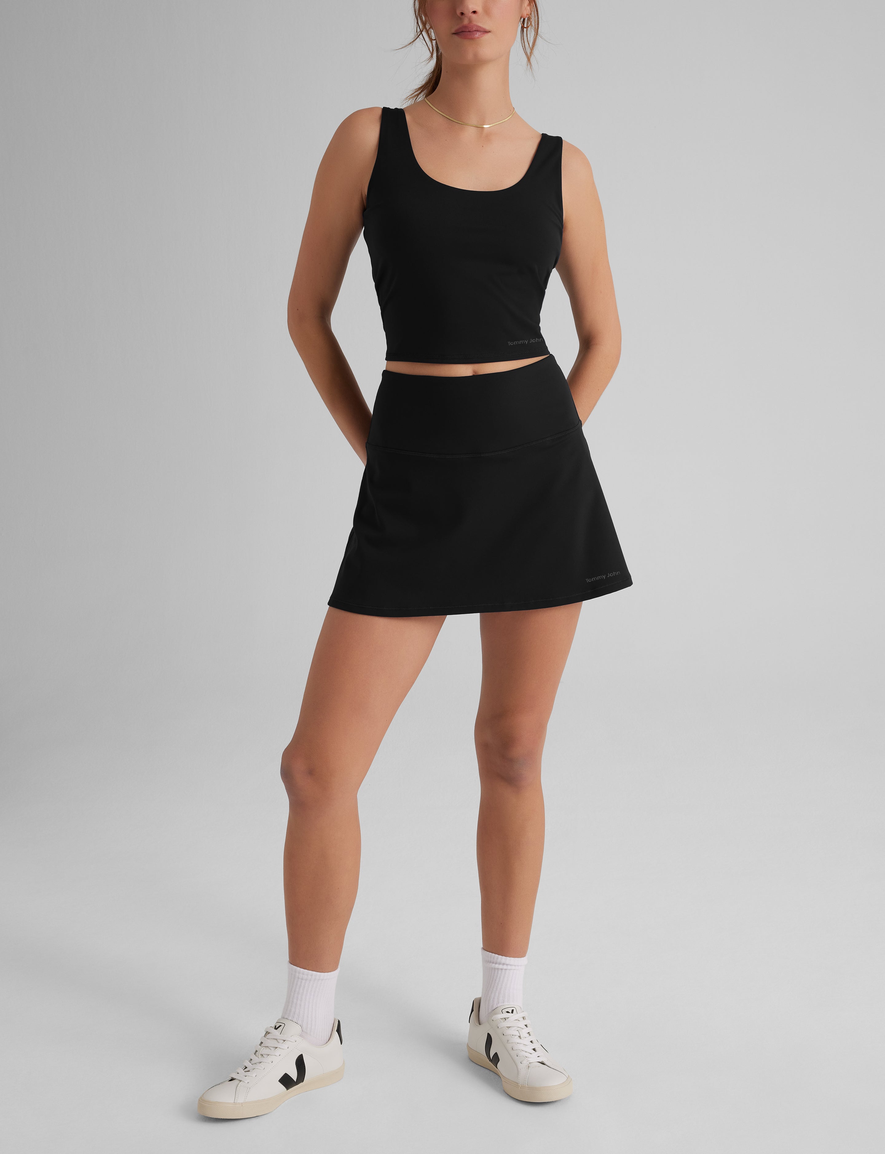 Women's 360 Movement Crop Tank & Tennis Skirt