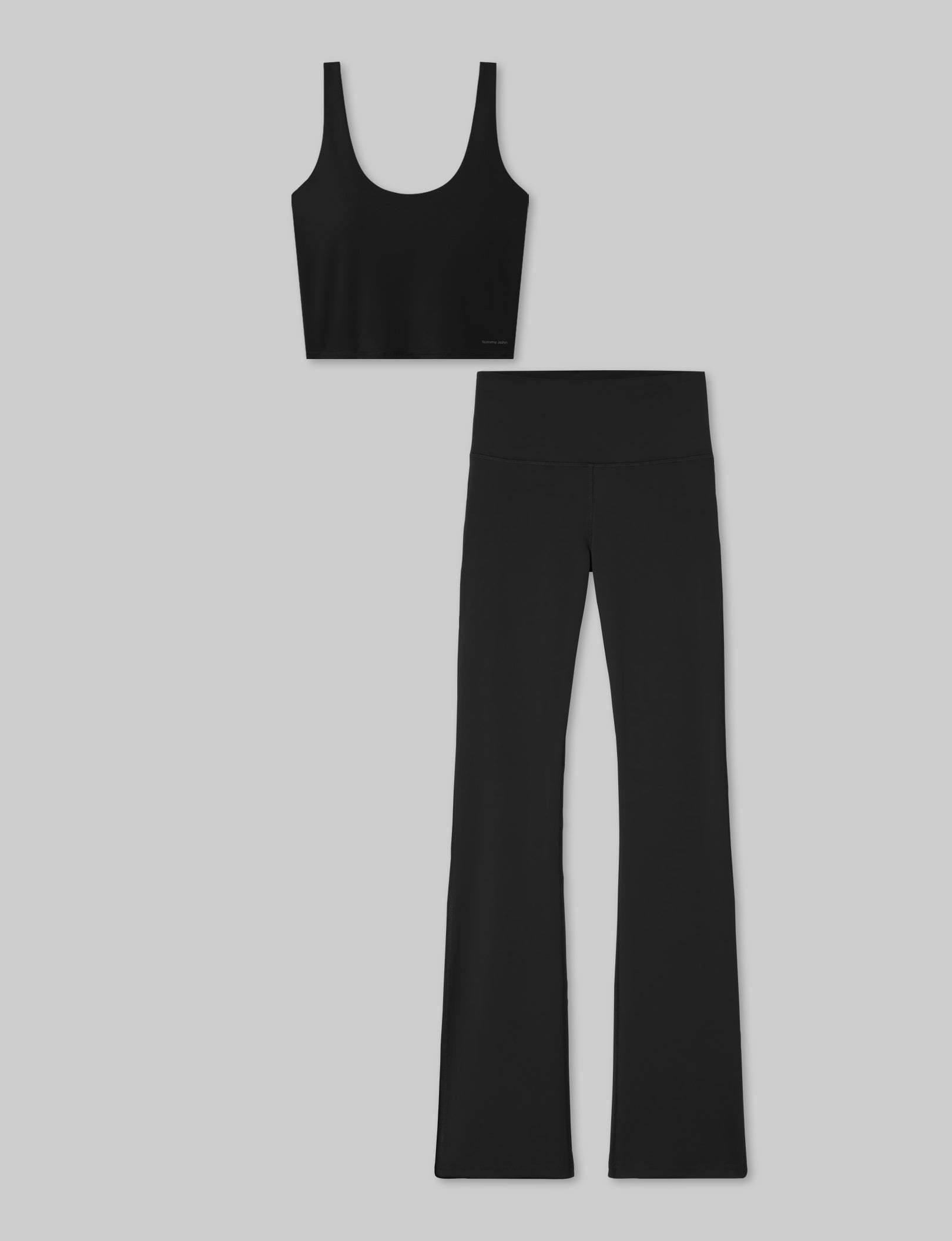 Women's Crop Tank & Flare Legging Set