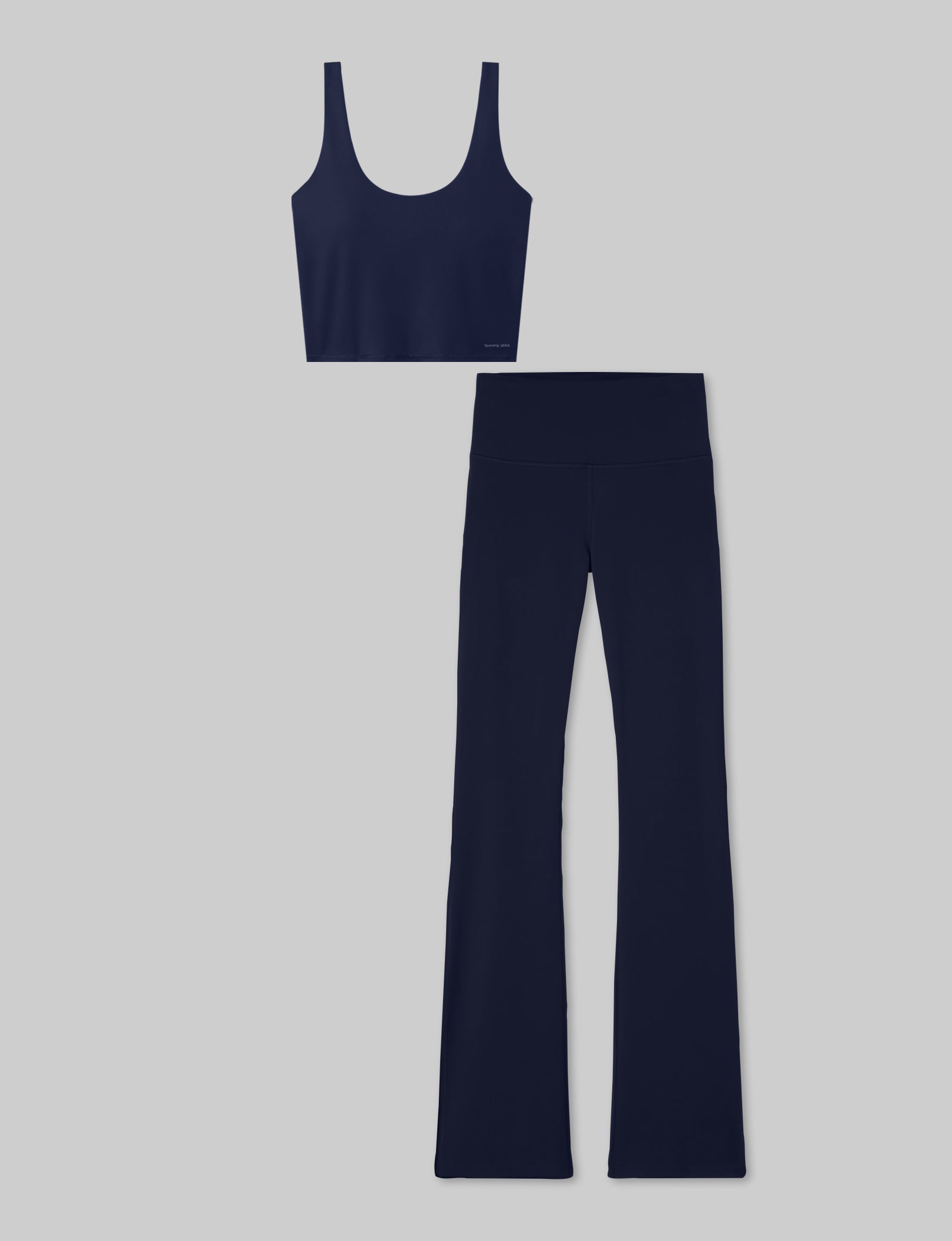 Women's Crop Tank & Flare Legging Set