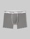 Signature Cotton Trunk 4"::Black and White Stripe::Swatch