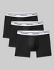 Signature Cotton Trunk 4" (3-Pack)::Black