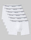 Signature Cotton Trunk 4" (6-Pack)::White
