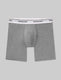 Signature Cotton Mid-Length Boxer Brief 6"::Medium Heather Grey::Swatch