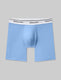 Signature Cotton Mid-Length Boxer Brief 6"::Della Robbia Blue::Swatch