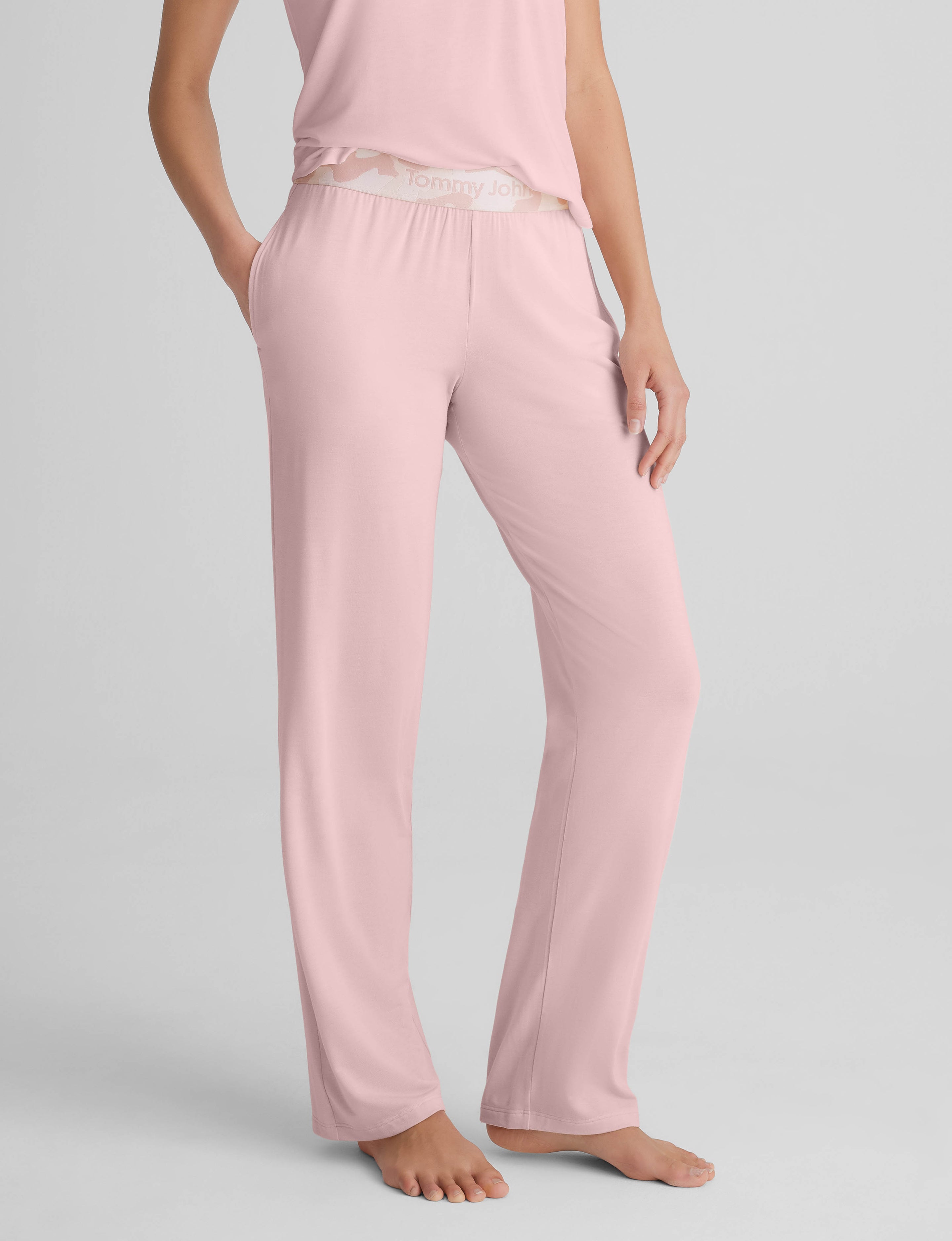 Women's Second Skin Sleep Pocket Tee & Pant Set