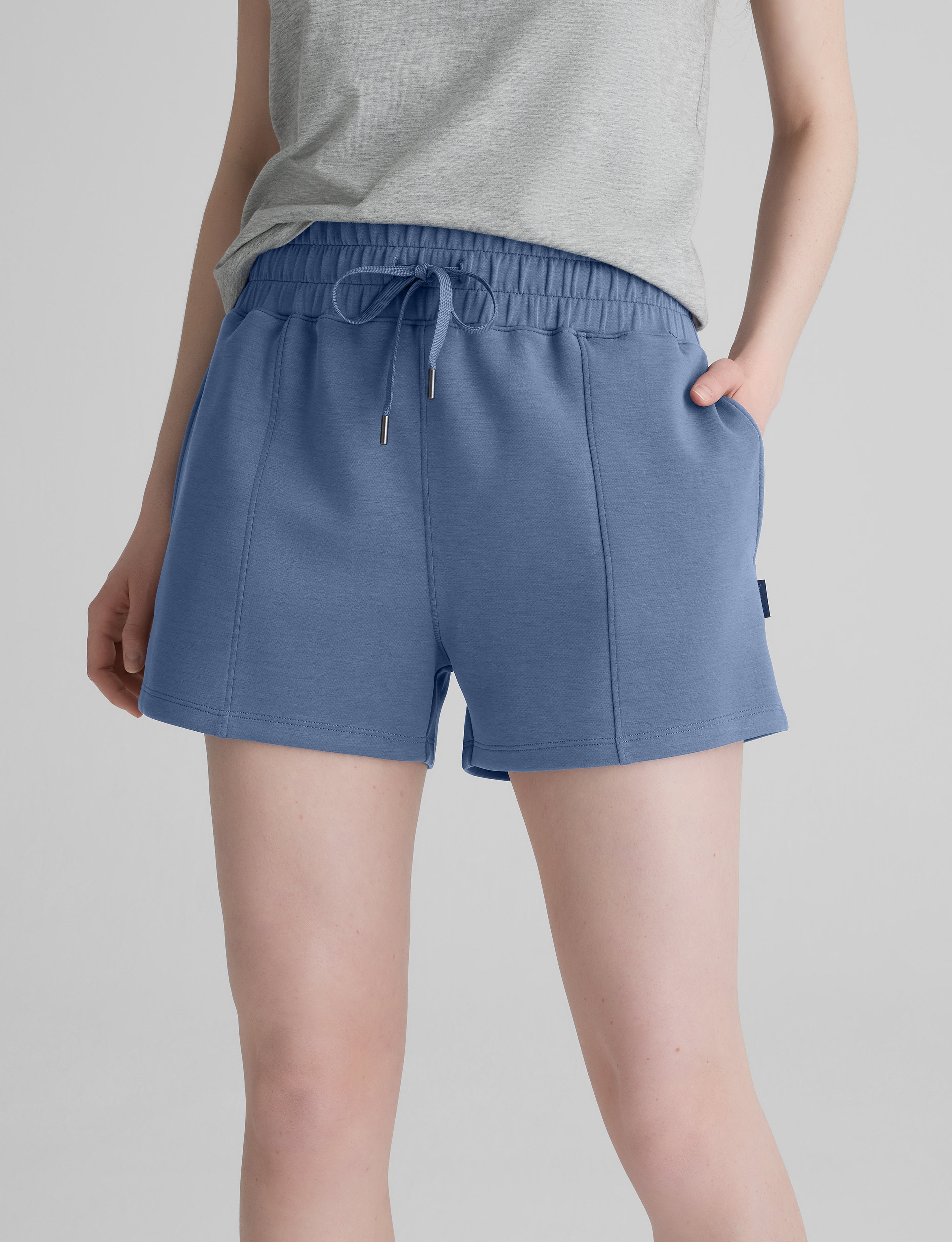 Women's Luxe Traveler Knit Quarter Zip & Short Set