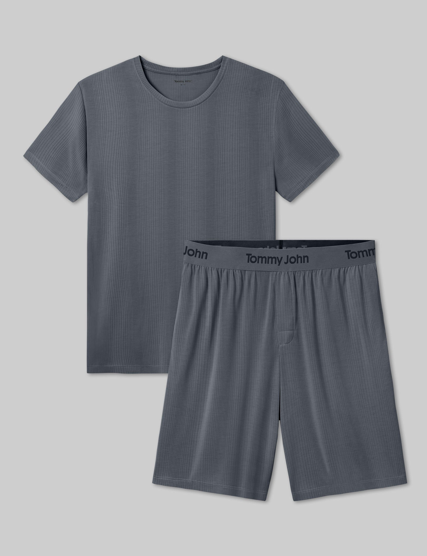 Second Skin Luxe Rib Sleep Tee & Short Set