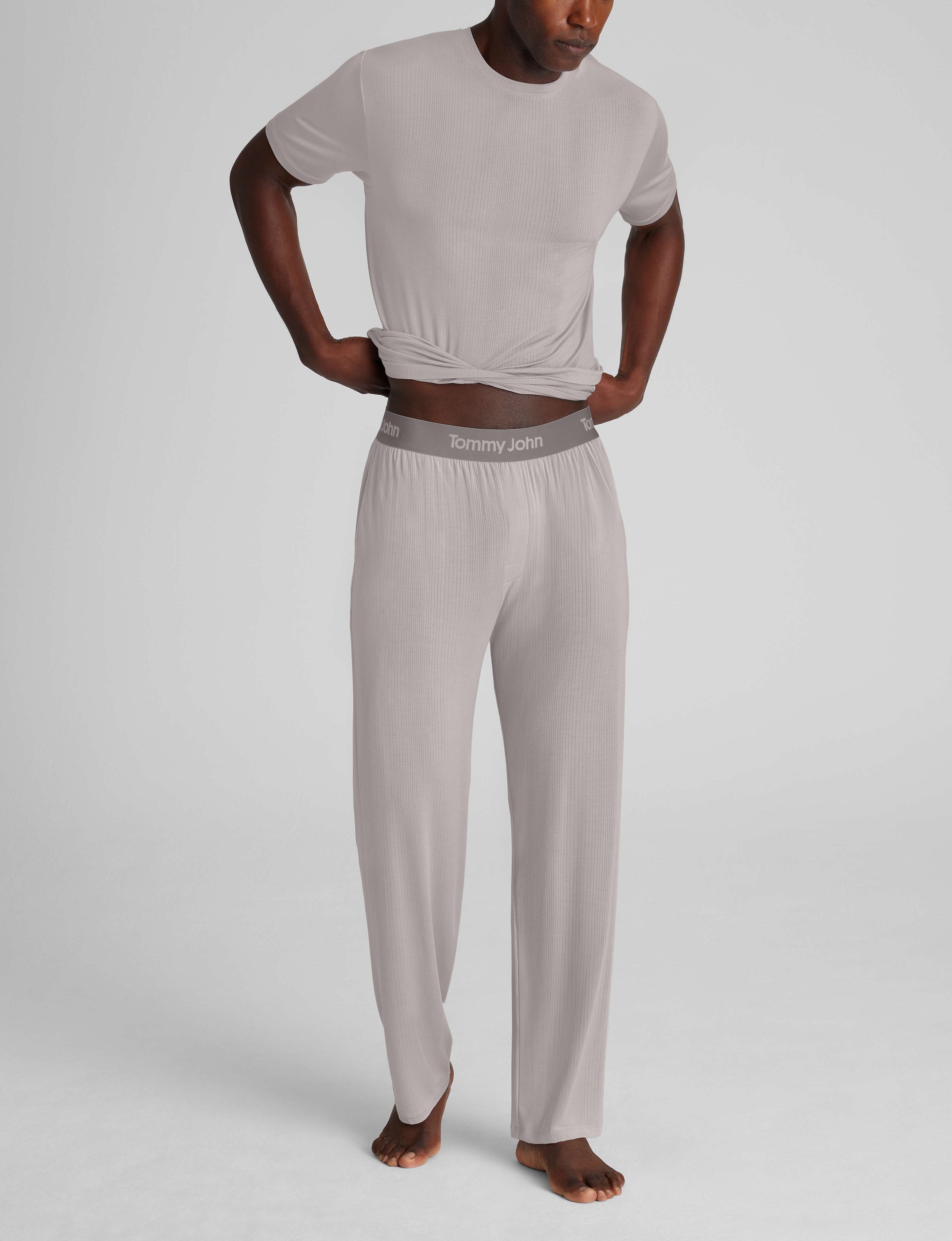 Second Skin Luxe Rib Sleep Tee & Pant Set