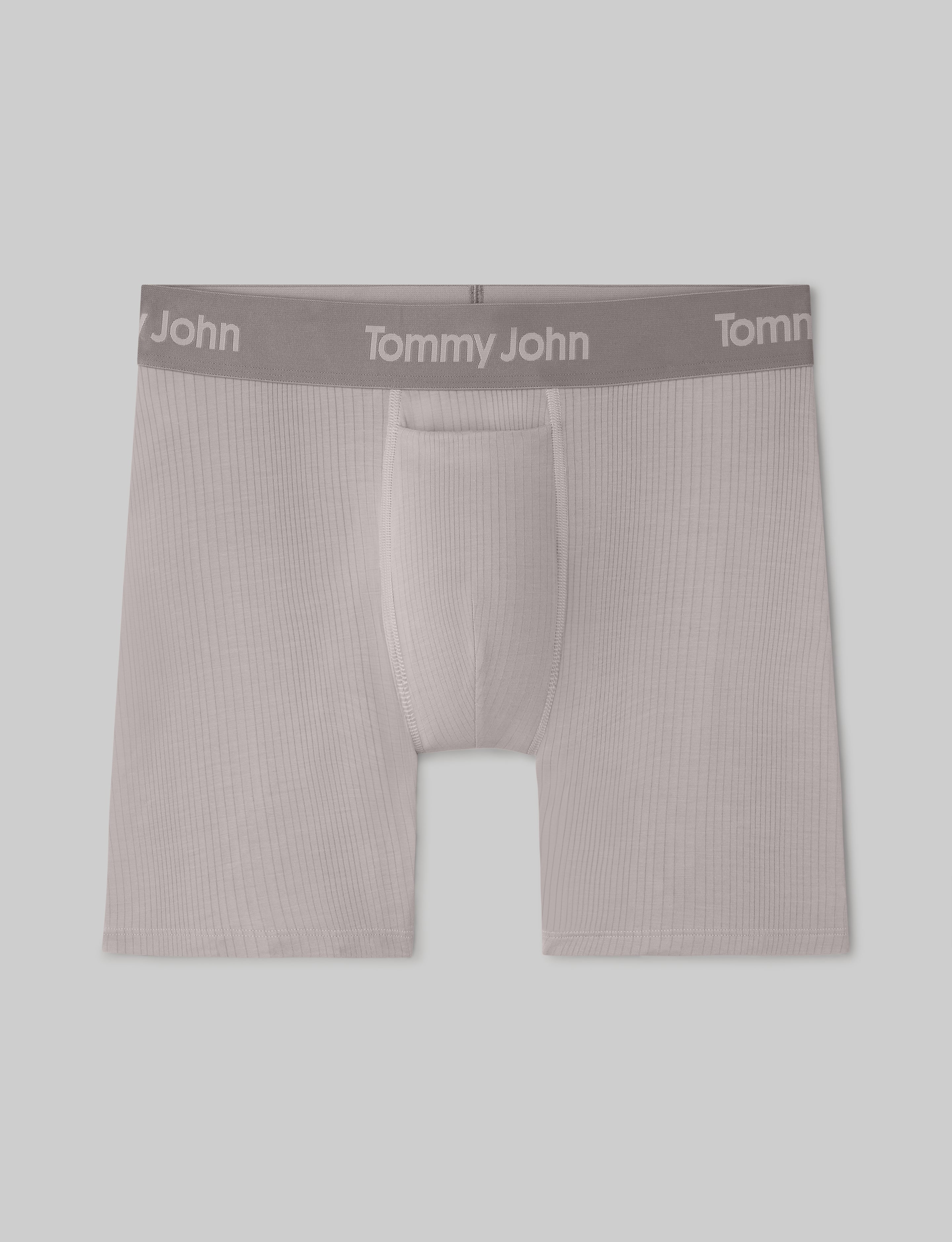 Second Skin Luxe Rib Mid-Length Boxer Brief 6"