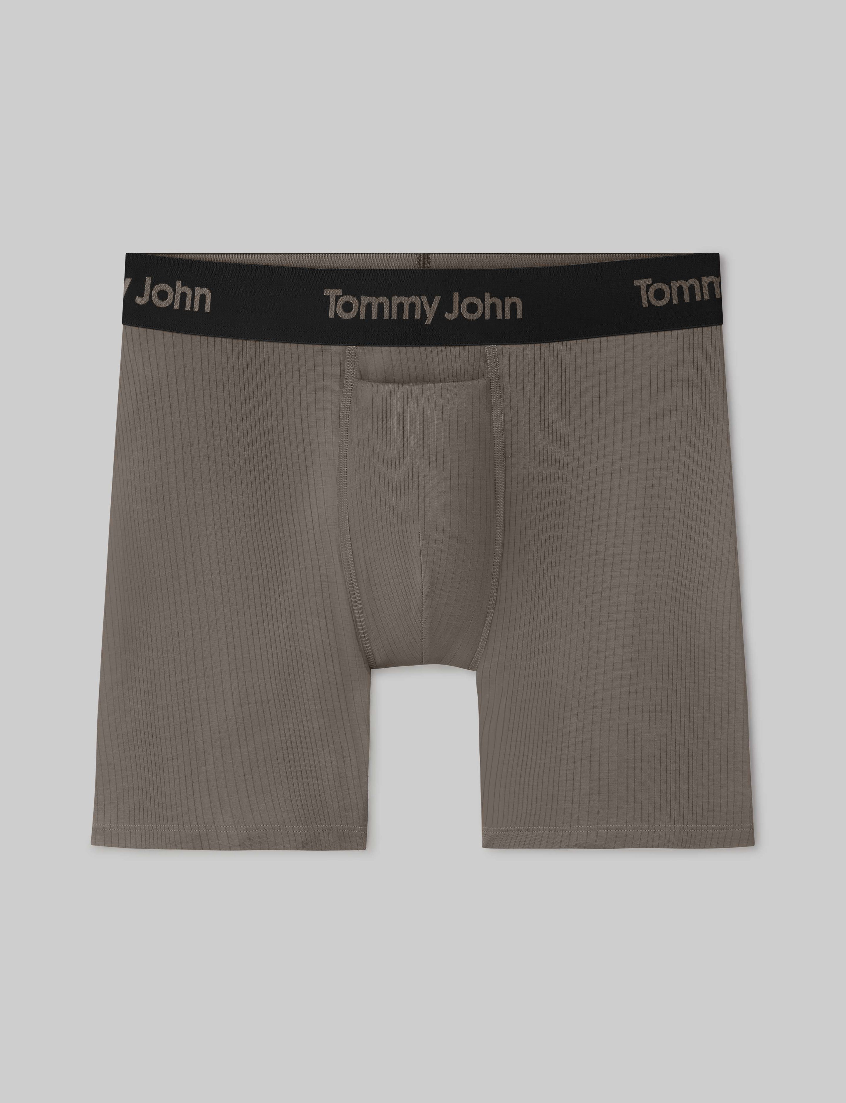 Second Skin Luxe Rib Mid-Length Boxer Brief 6"