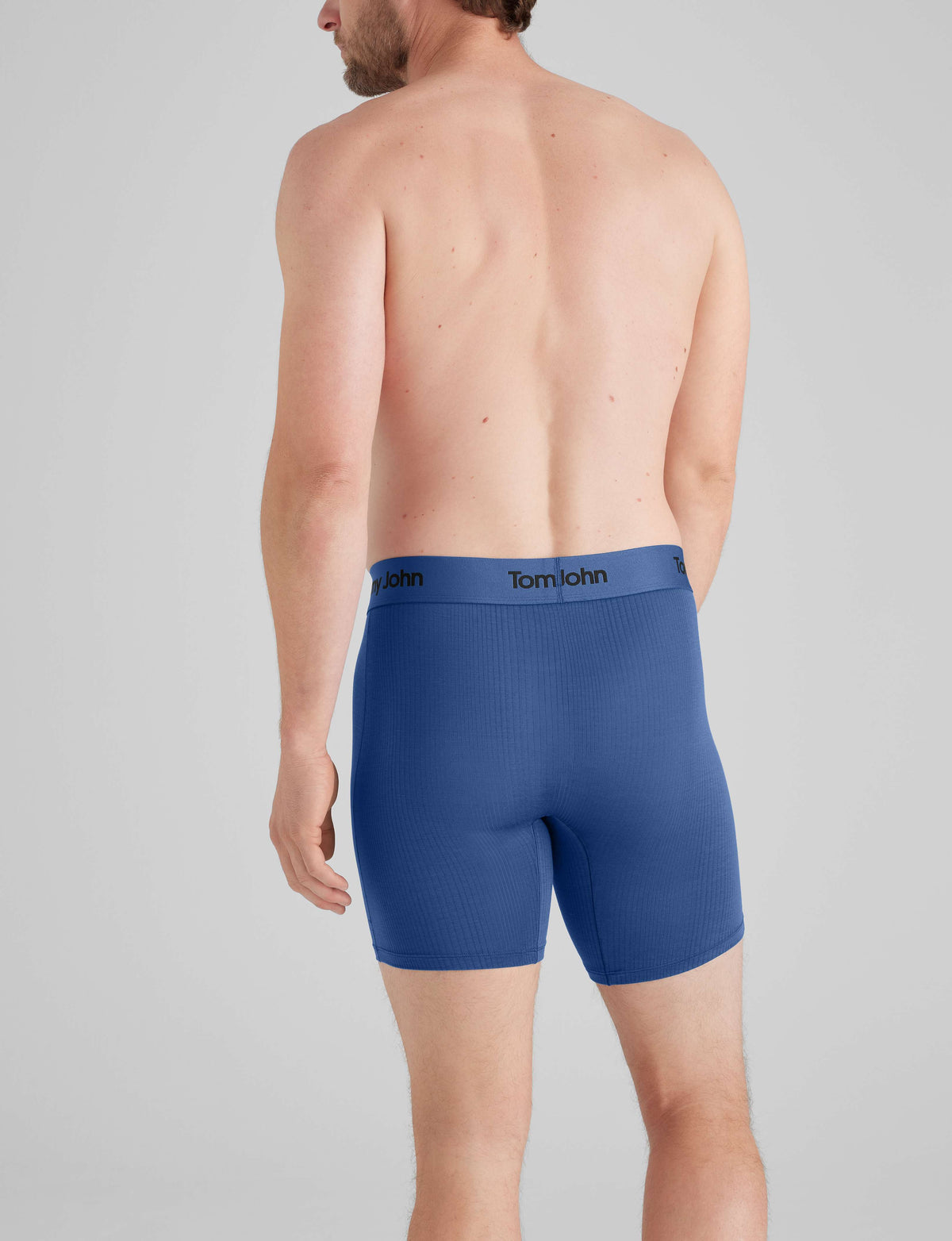 Second Skin Luxe Rib Mid-Length Boxer Brief 6" (3-Pack)