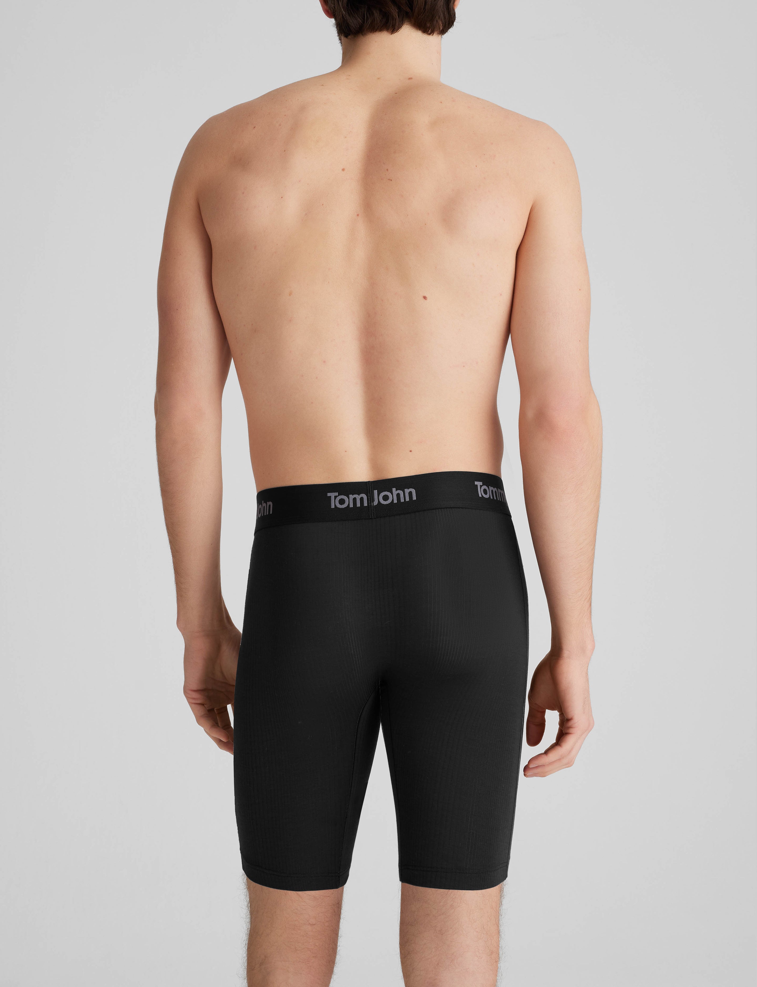 Second Skin Luxe Rib Boxer Brief 8"