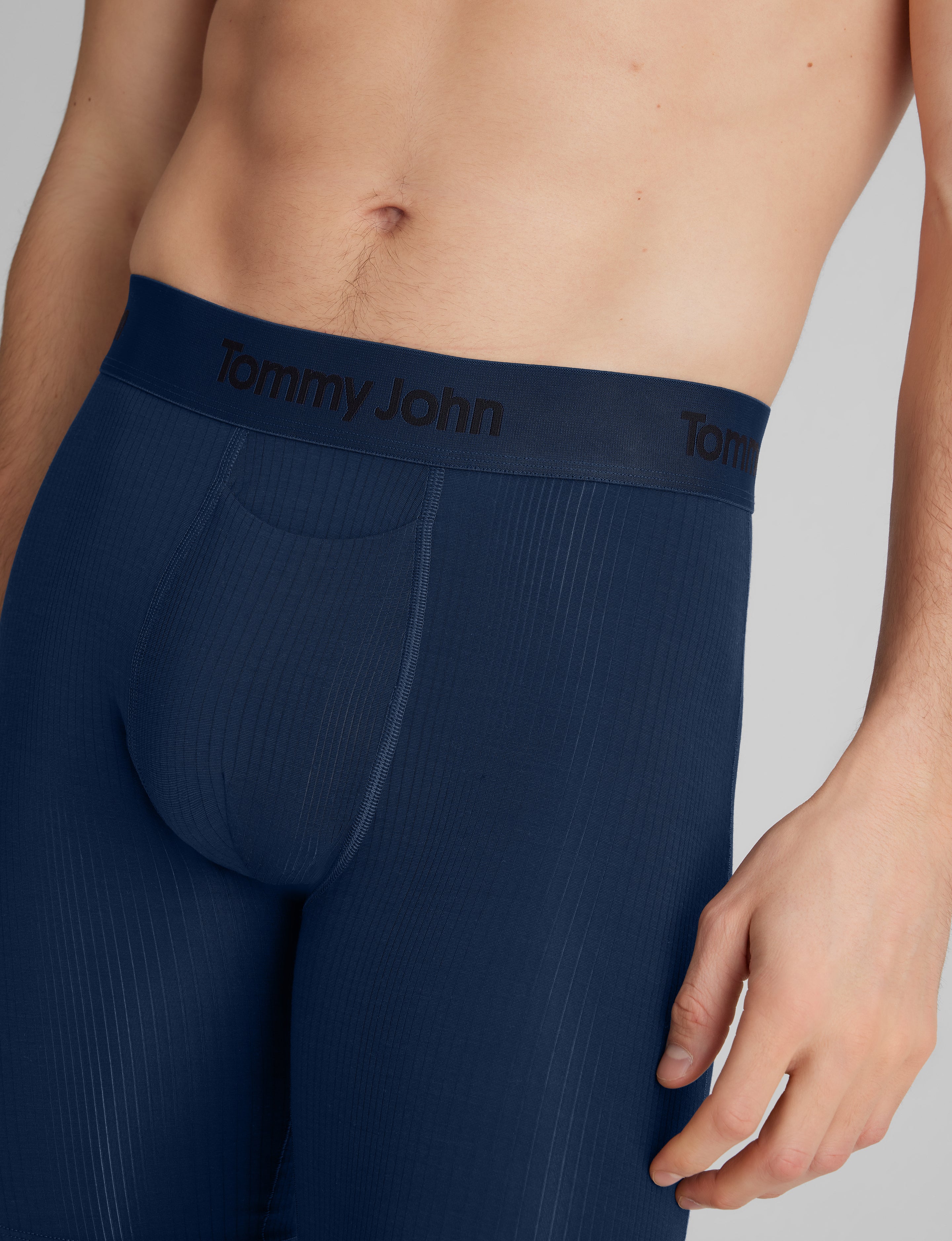 Second Skin Luxe Rib Boxer Brief 8"