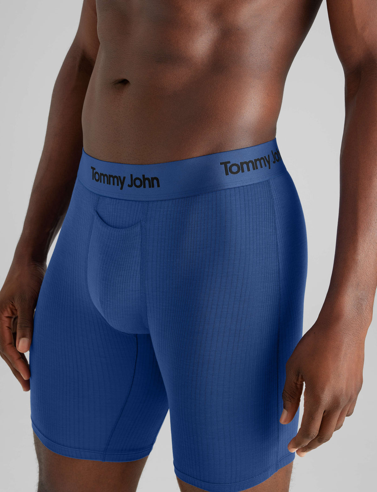 Second Skin Luxe Rib Boxer Brief 8"