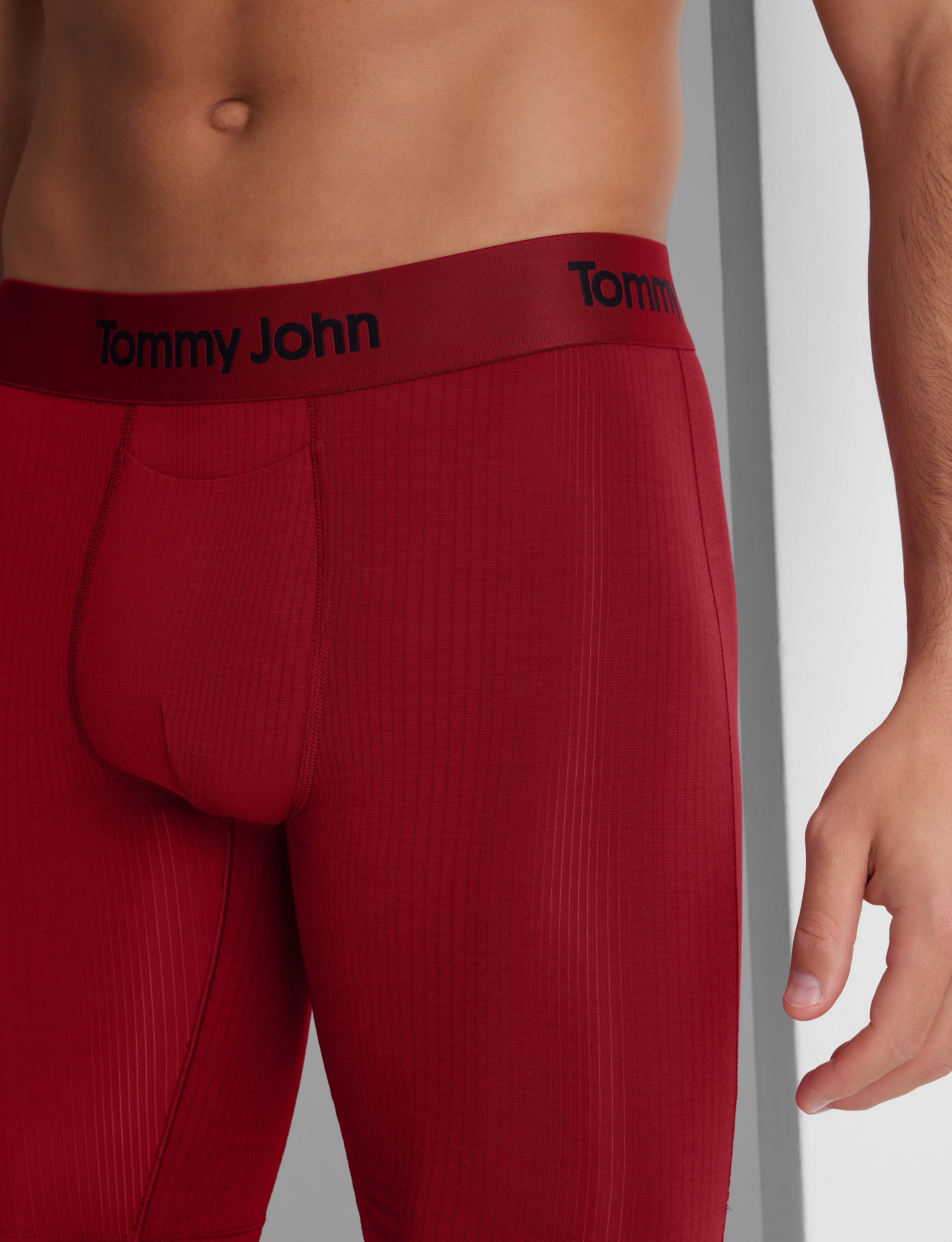 Second Skin Luxe Rib Boxer Brief 8"