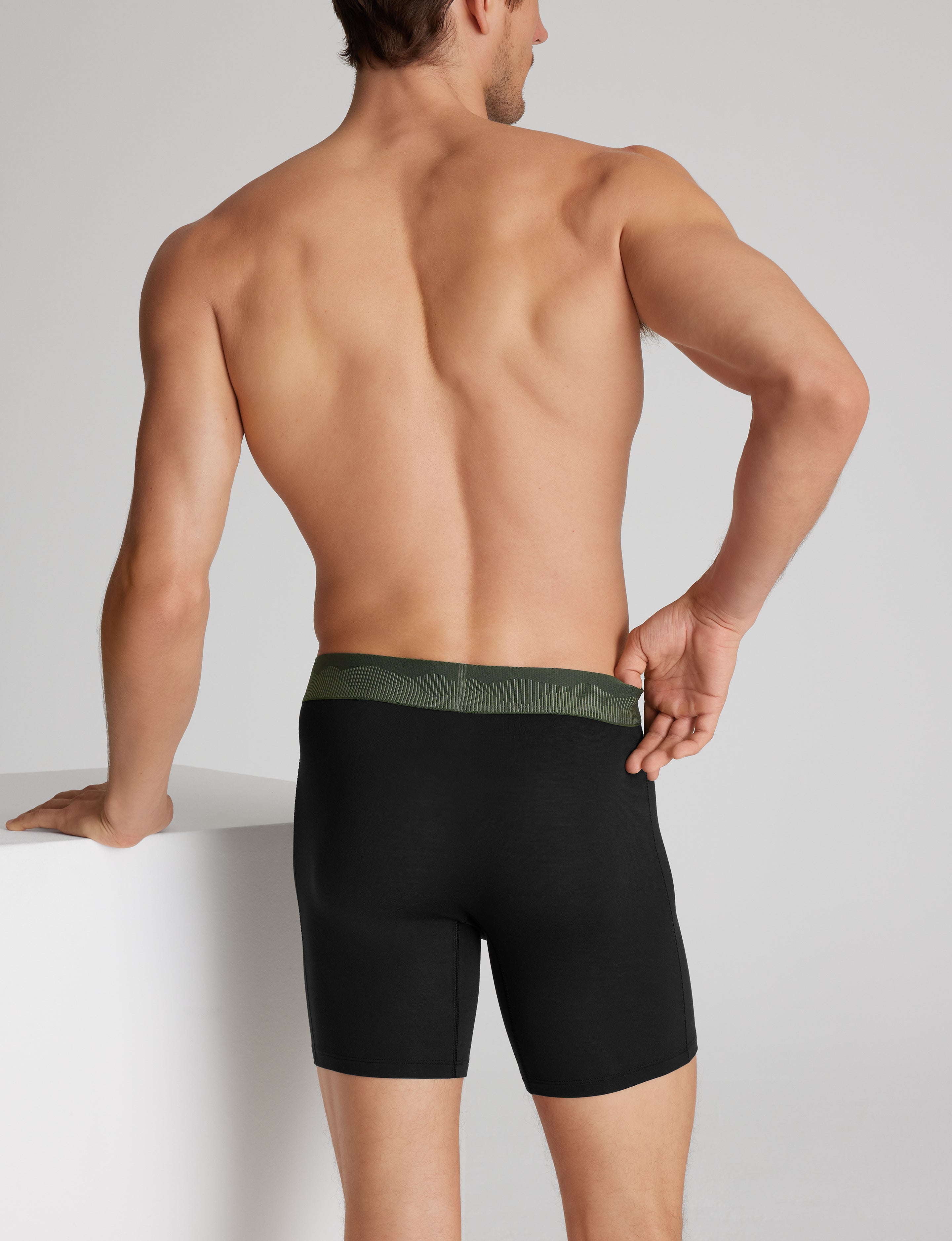 Second Skin Mid-Length Boxer Brief 6"
