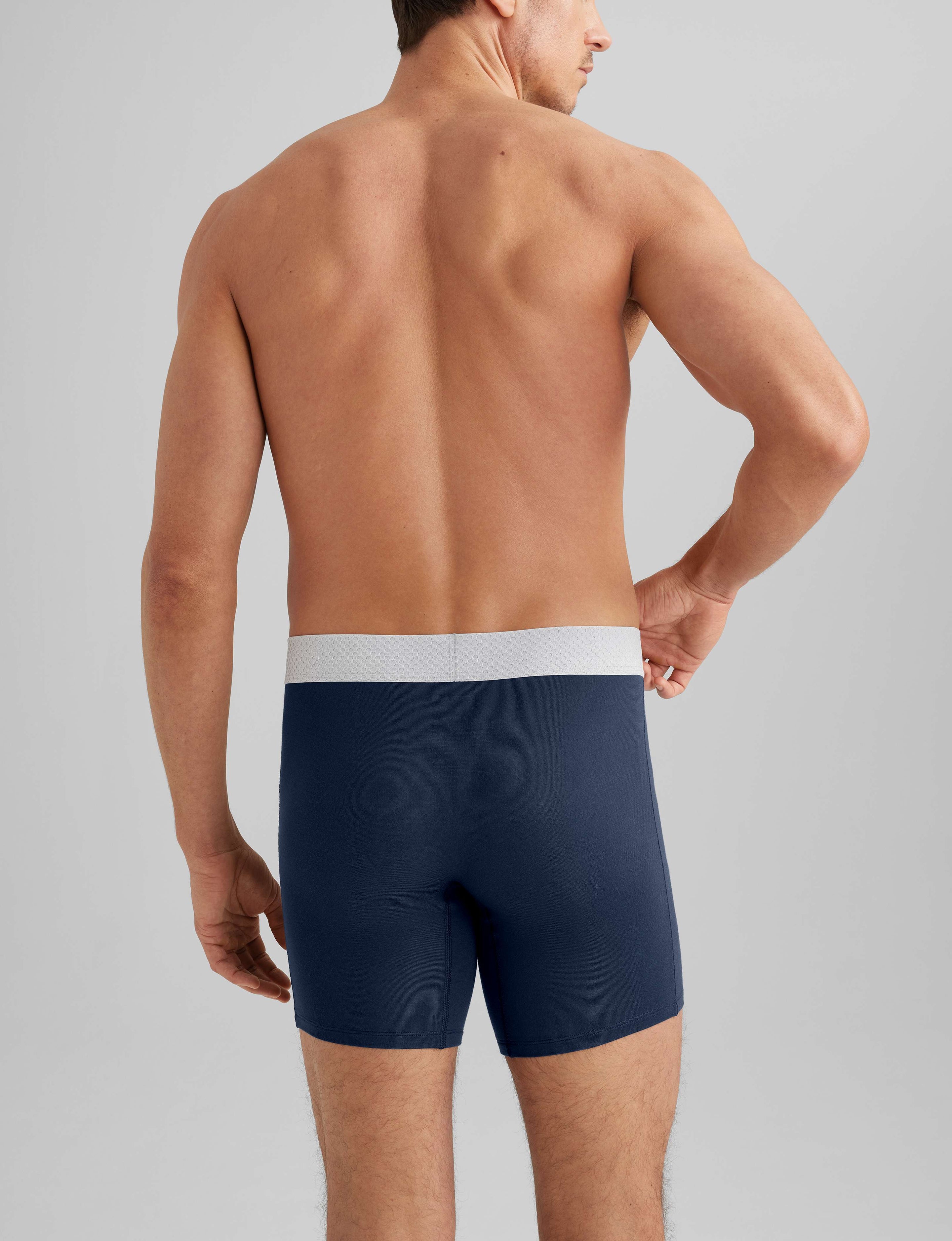 Second Skin Mid-Length Boxer Brief 6" (3-Pack)
