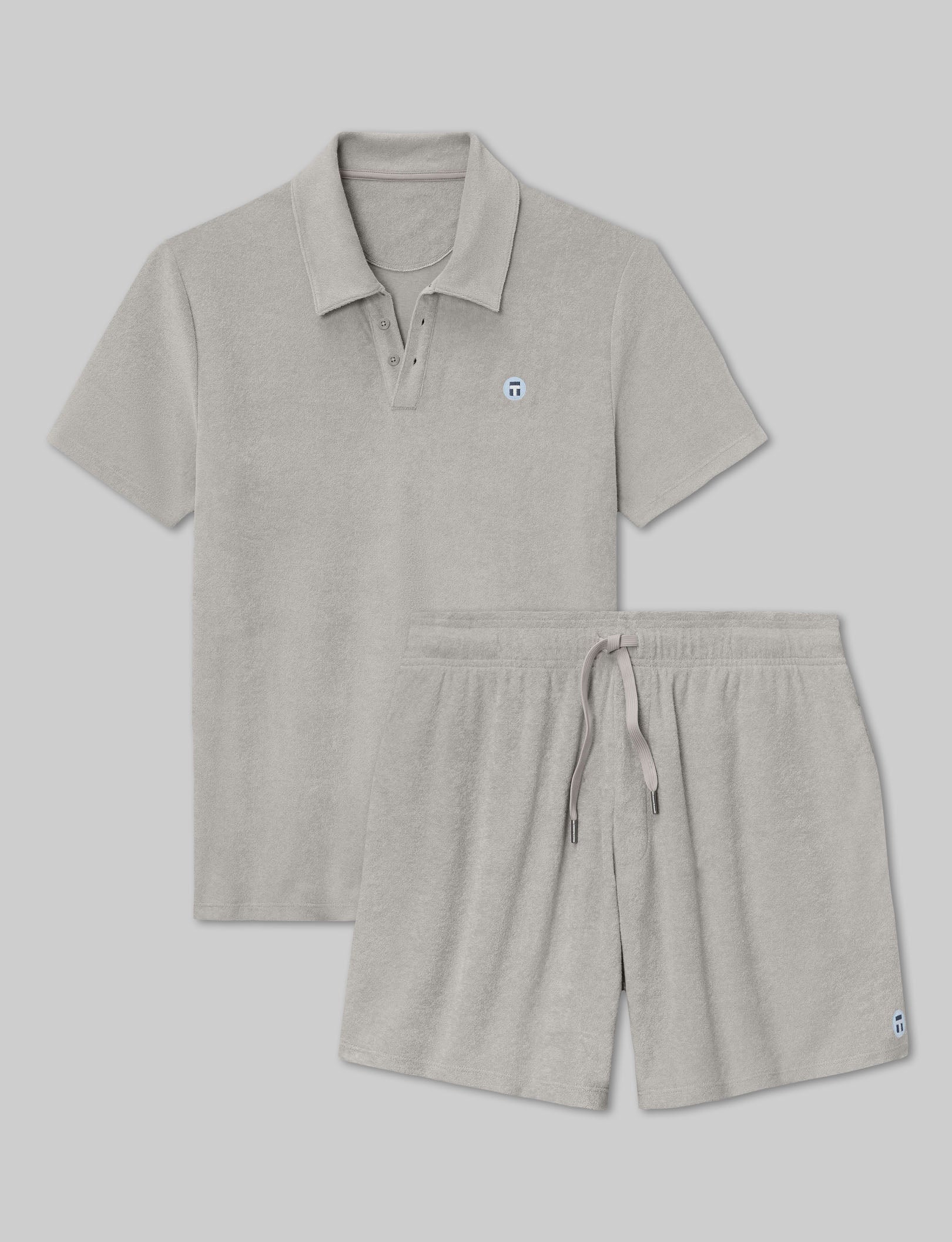 Cabana Terry Polo & Short Set