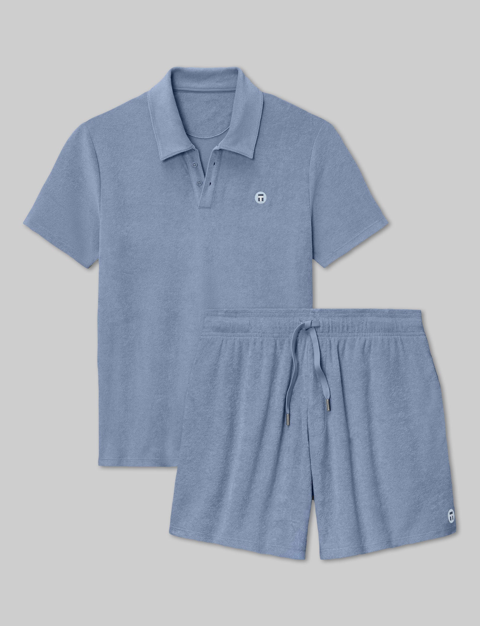 Cabana Terry Polo & Short Set