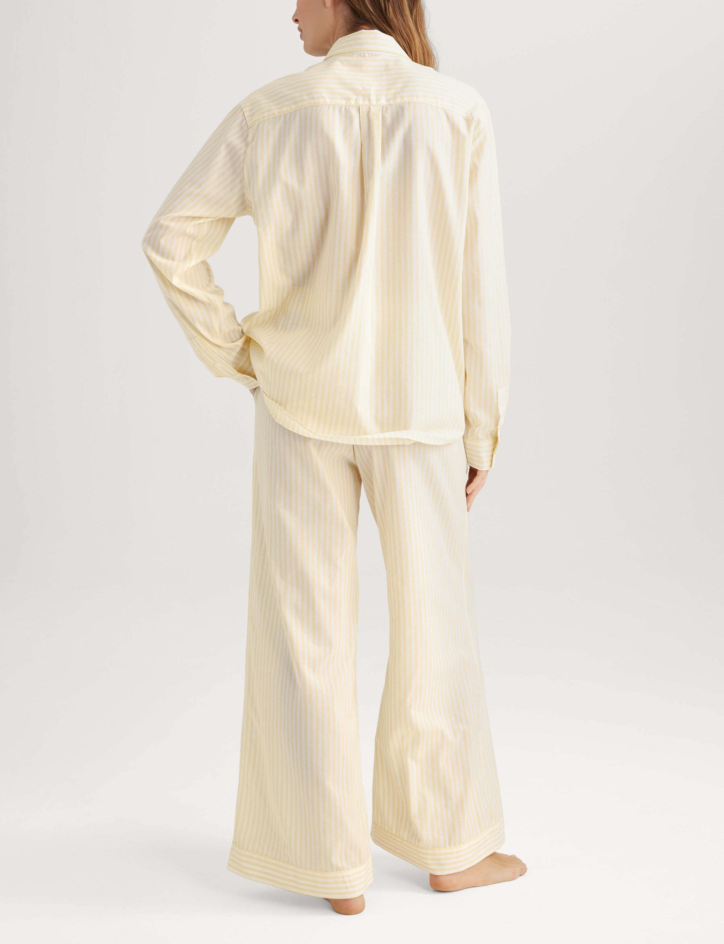 Women's Woven Button Down Shirt & Pant Set