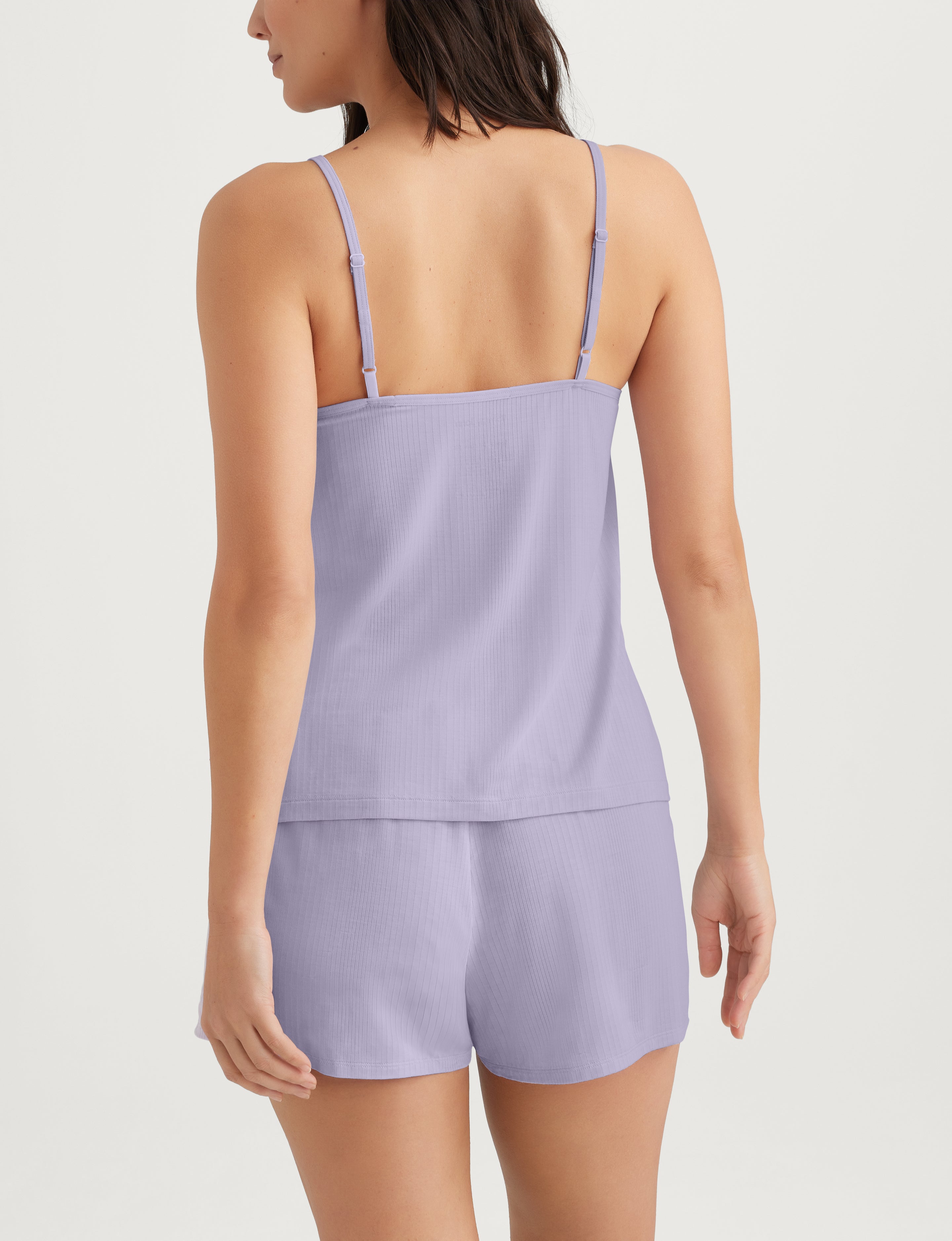 Women's Second Skin Luxe Rib Cami & Short Set