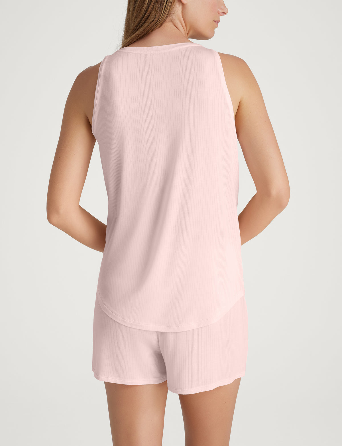 Women's Second Skin Luxe Rib Sleep Tank & Short Set