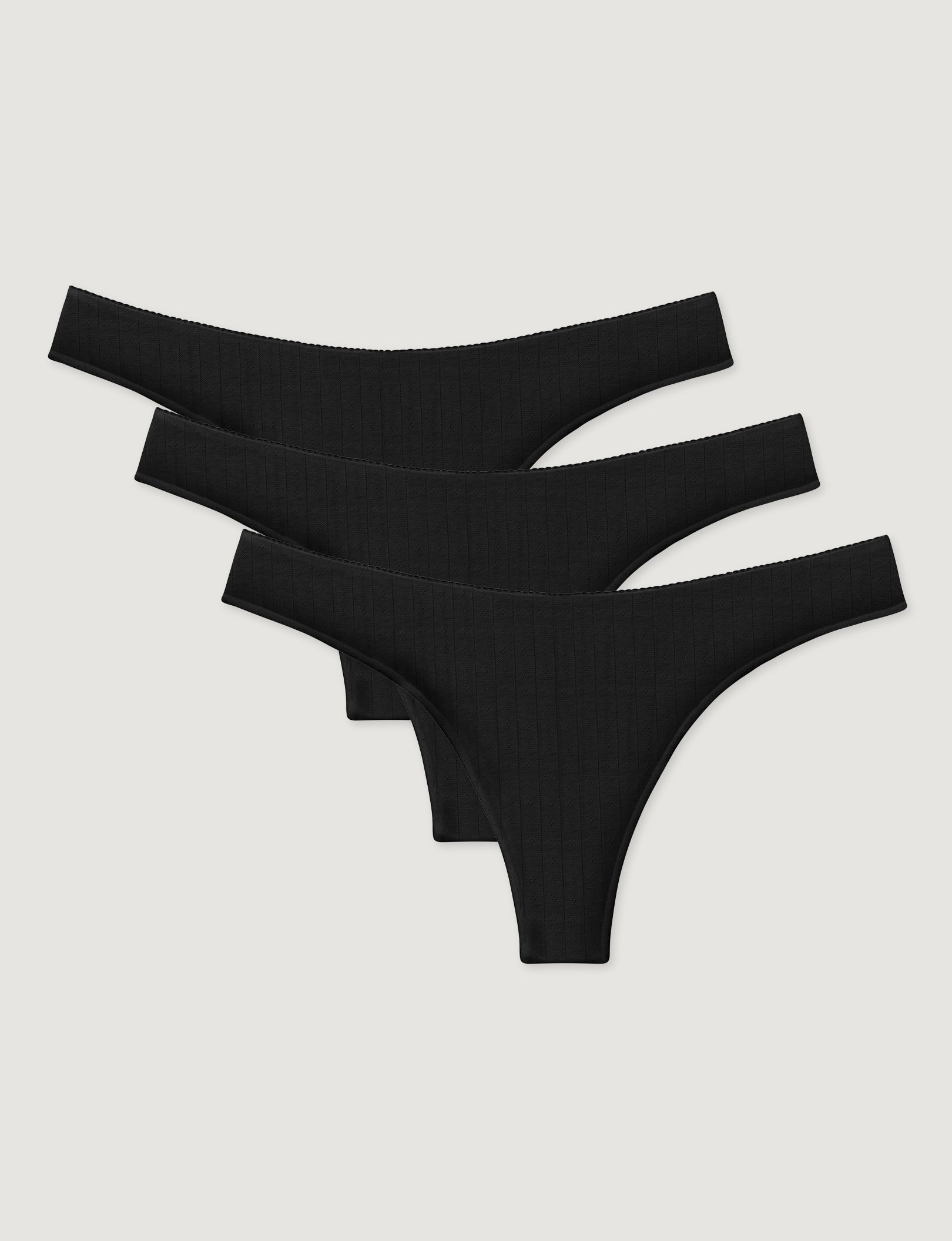 Women's Pointelle Thong (3-Pack)