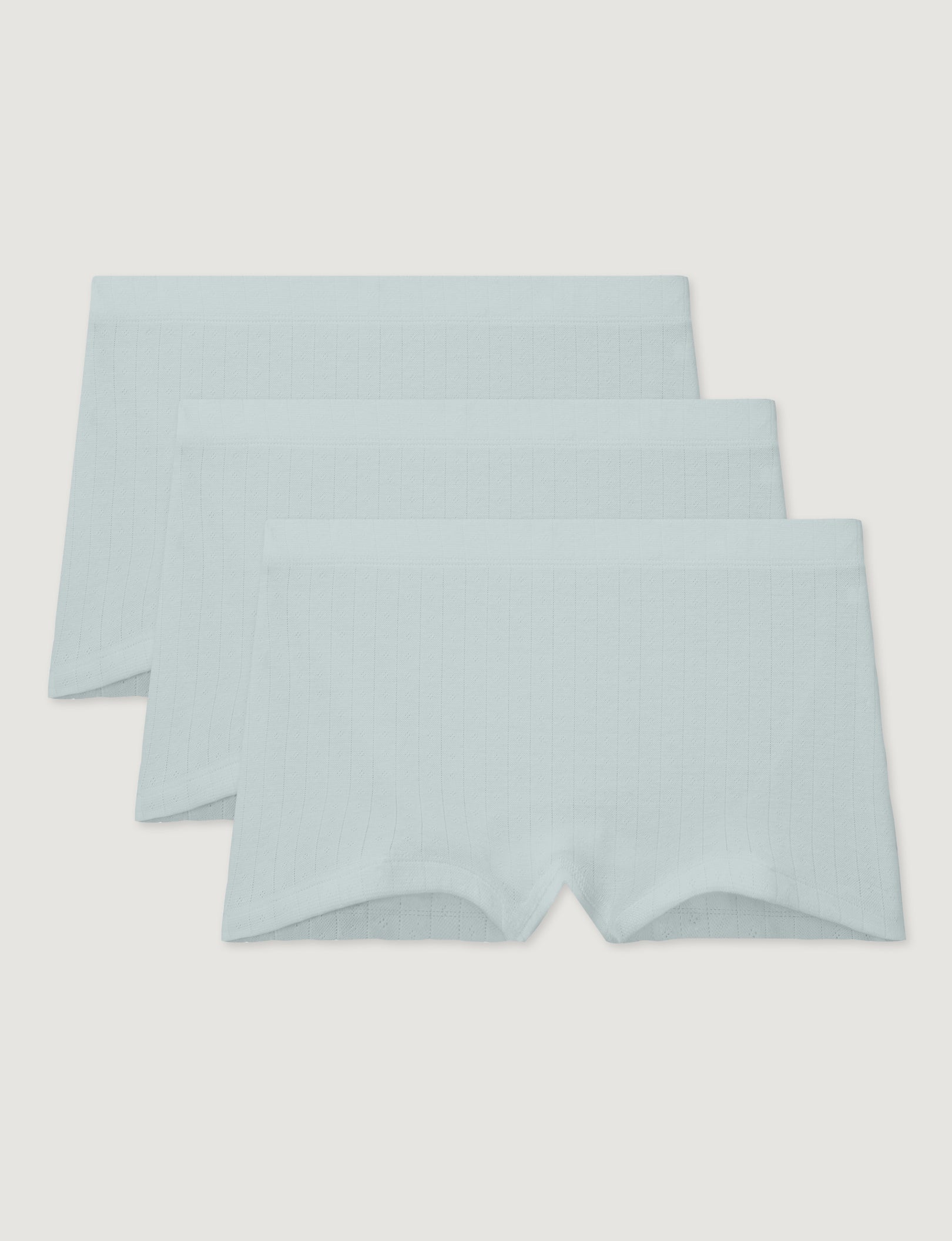 Women's Cotton Pointelle High Rise Boyshort (3-Pack)