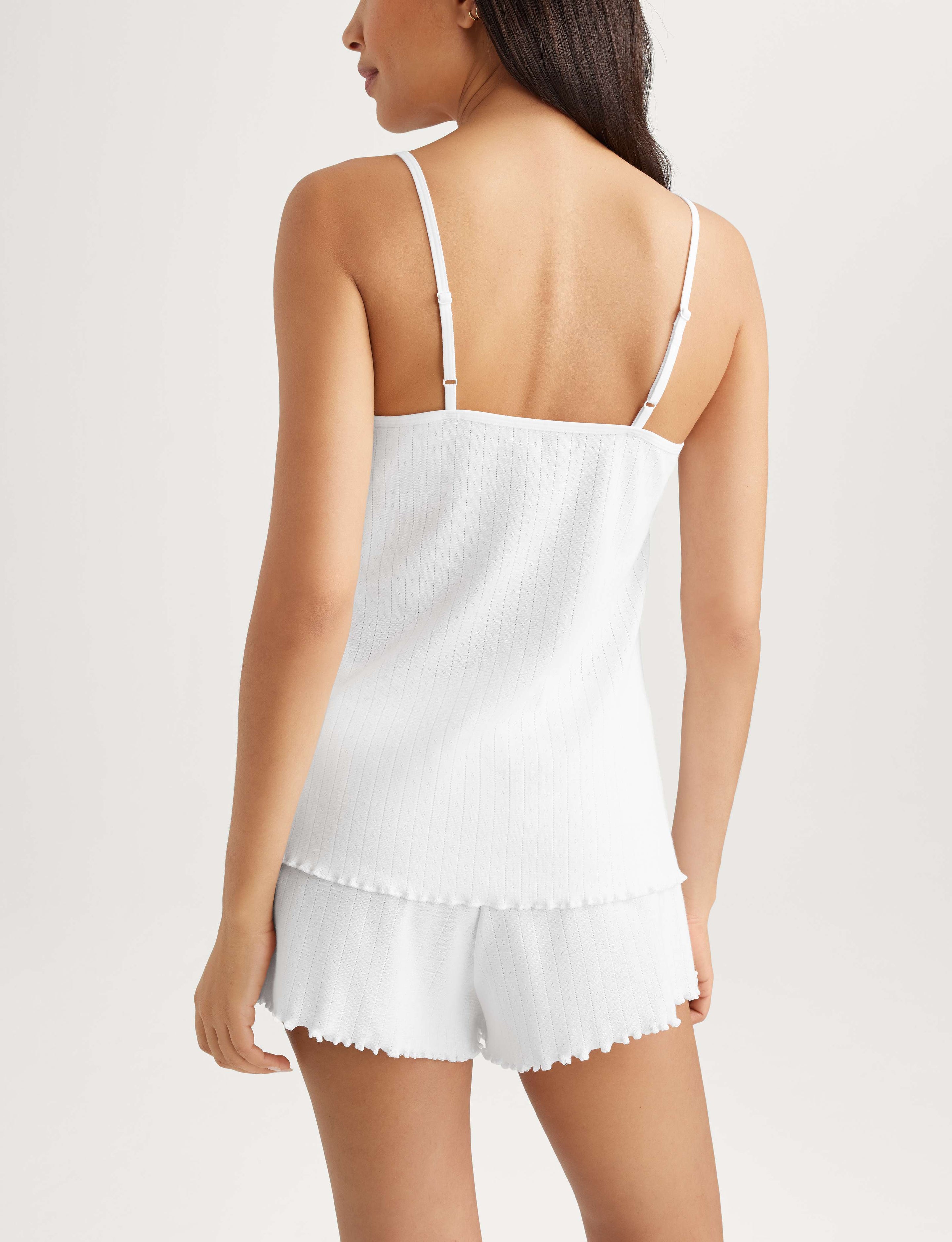 Women's Pointelle Rib Camisole