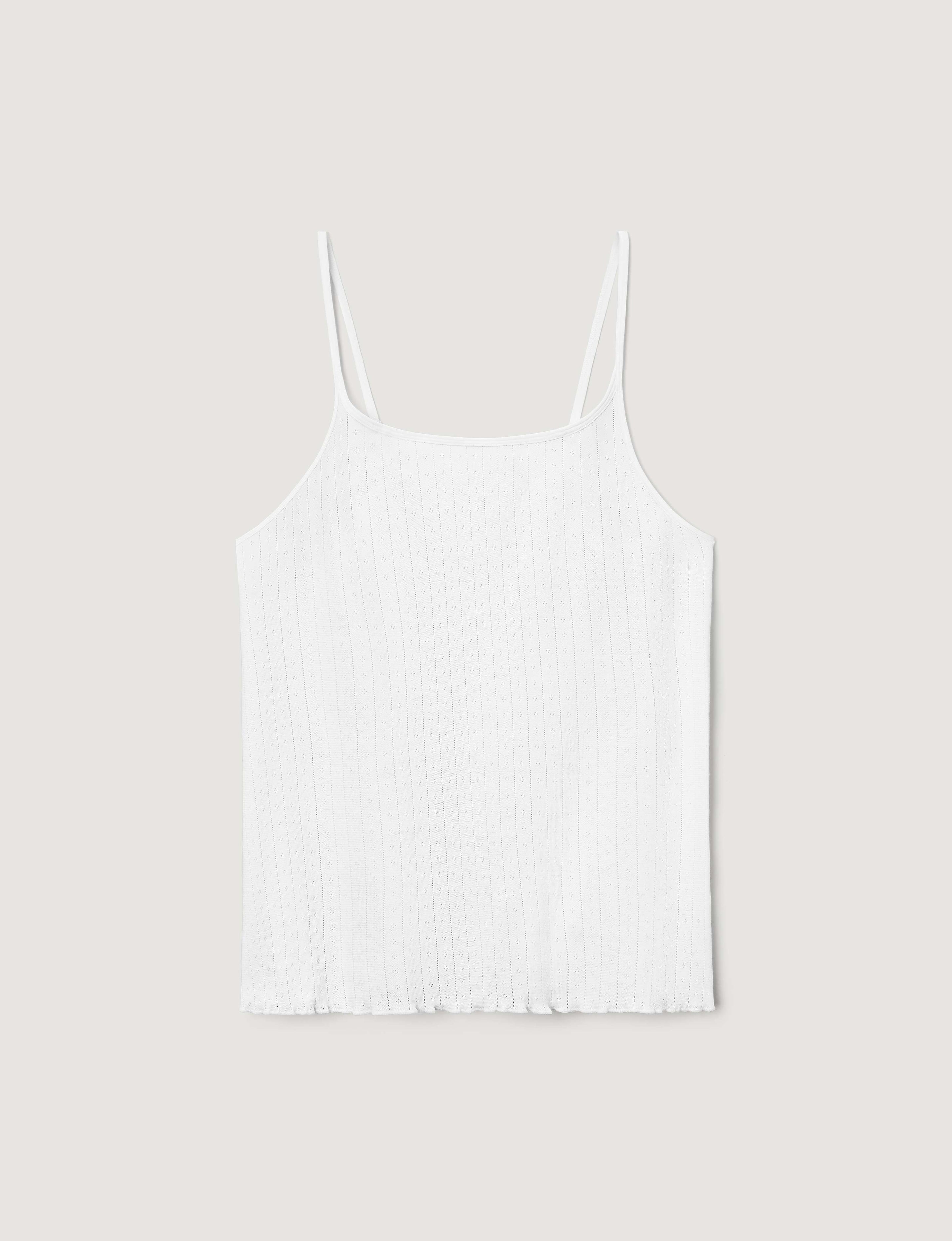 Women's Pointelle Rib Camisole