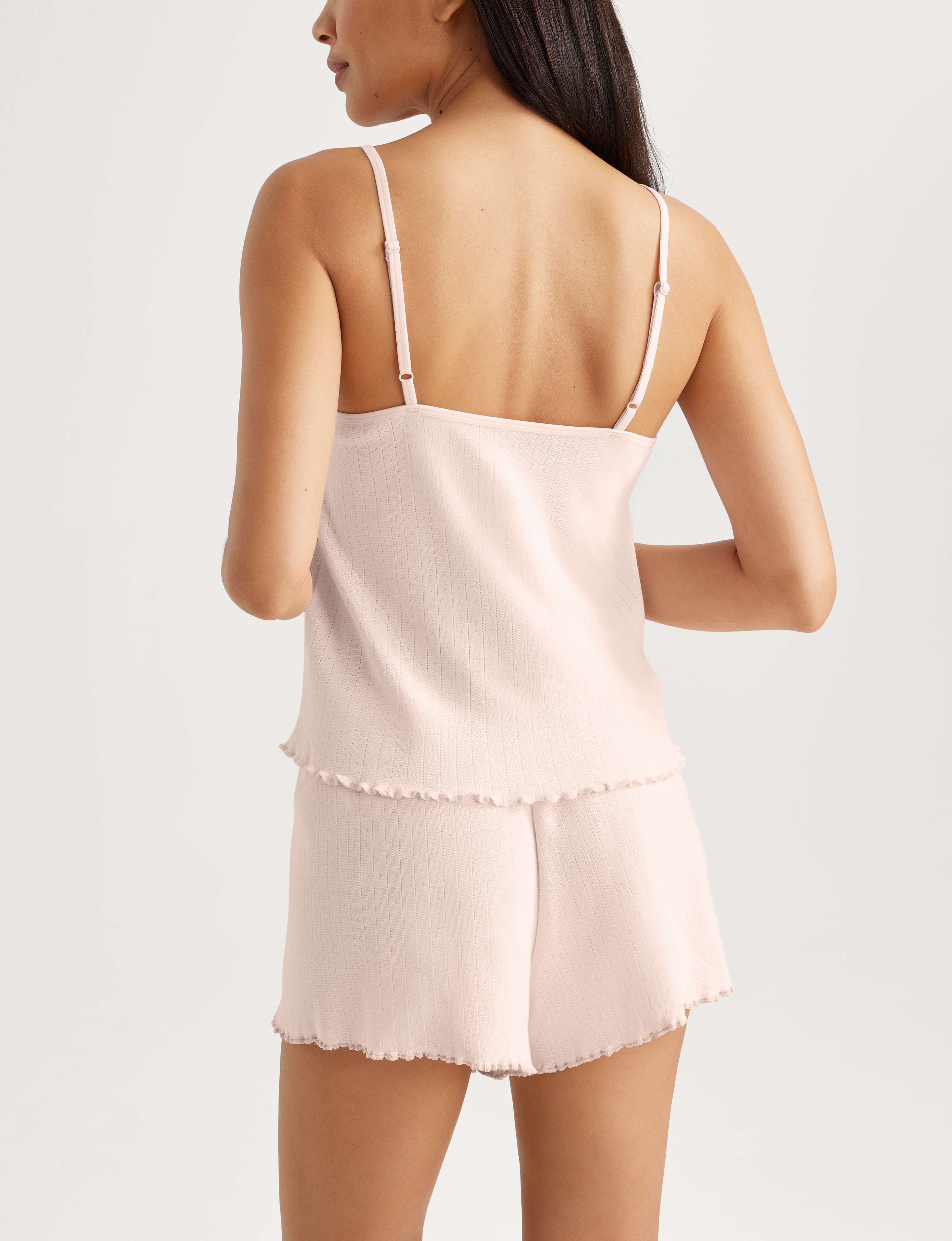 Women's Pointelle Rib Camisole