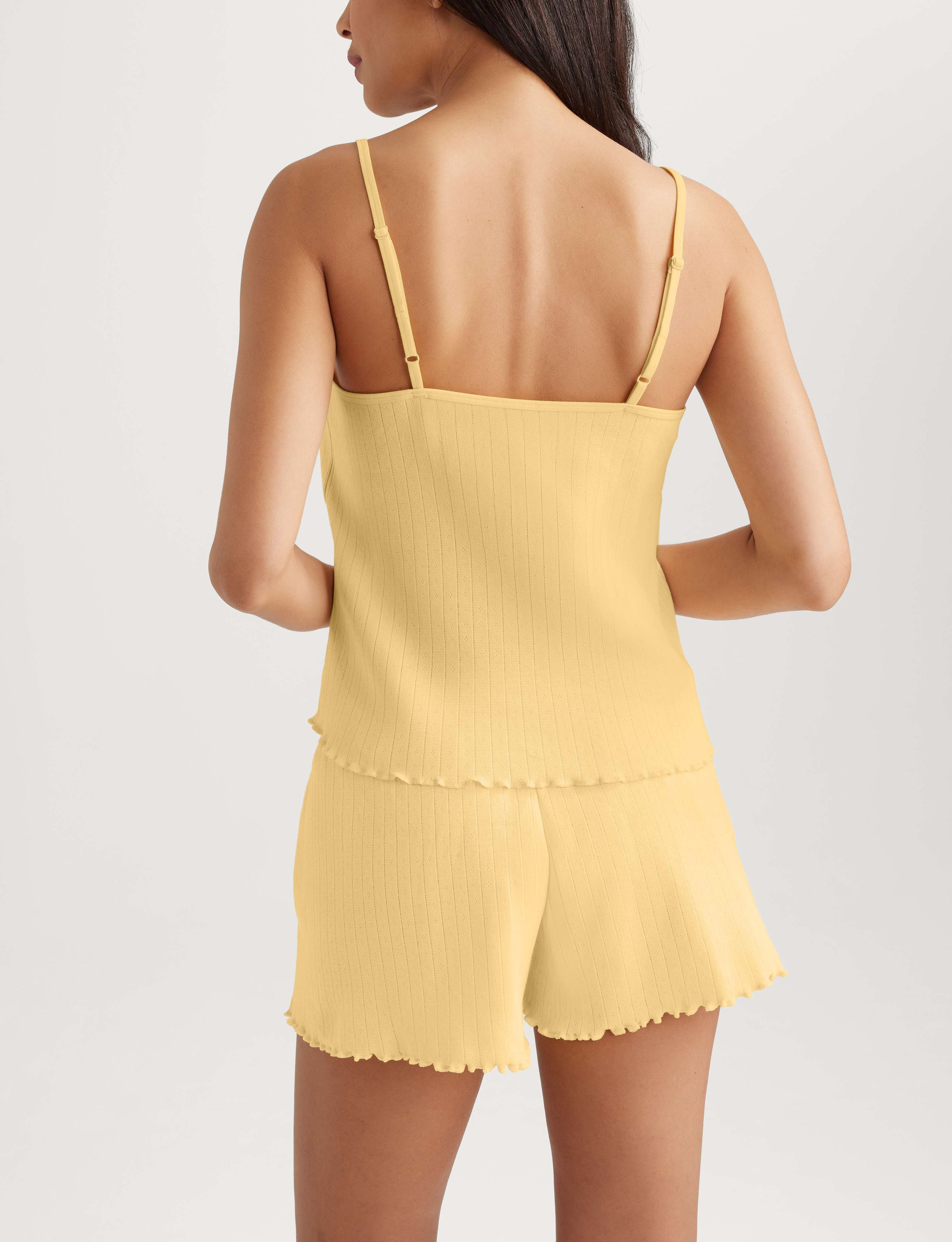 Women's Pointelle Rib Camisole