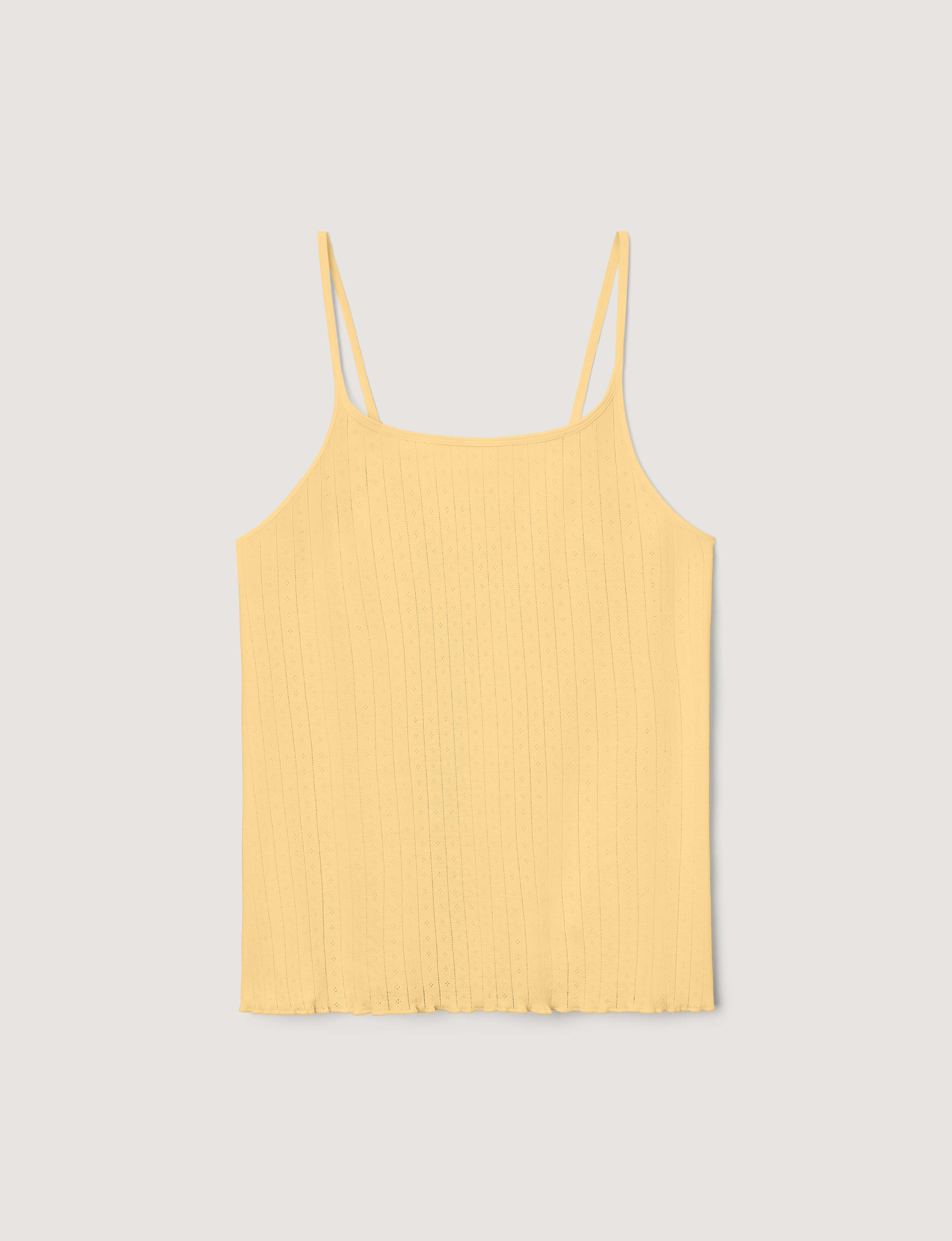 Women's Pointelle Rib Camisole