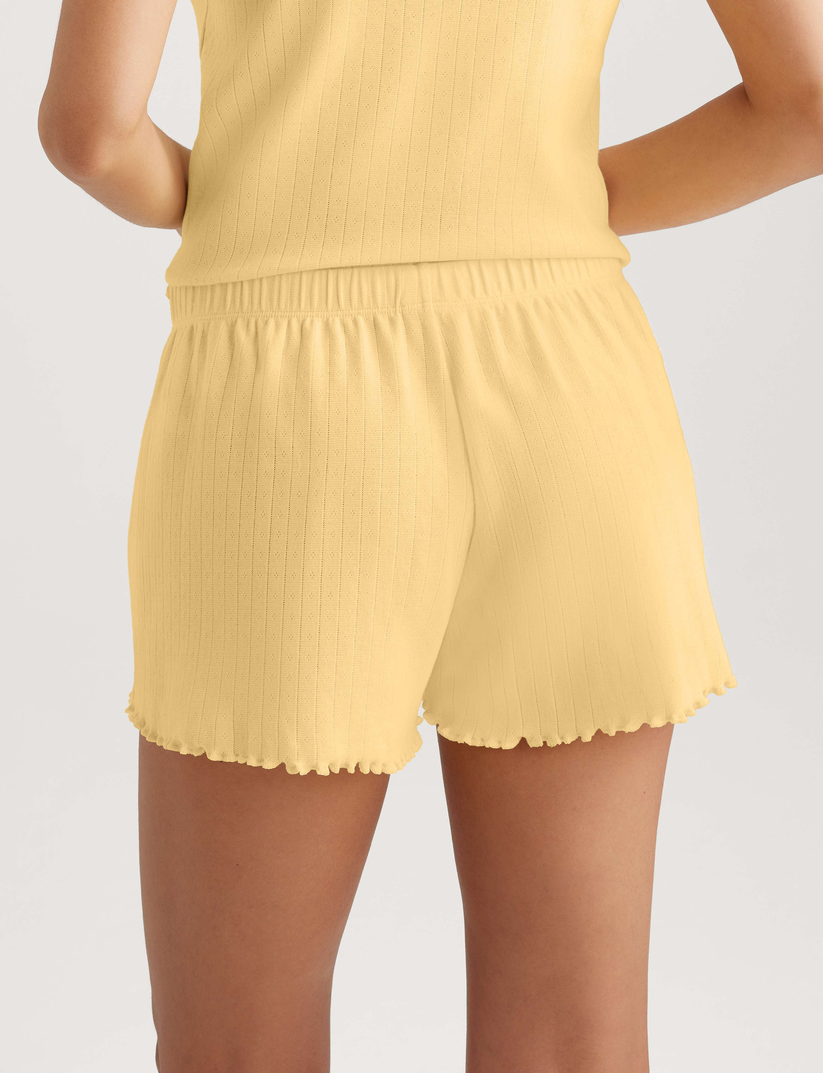 Women's Pointelle Rib Sleep Short