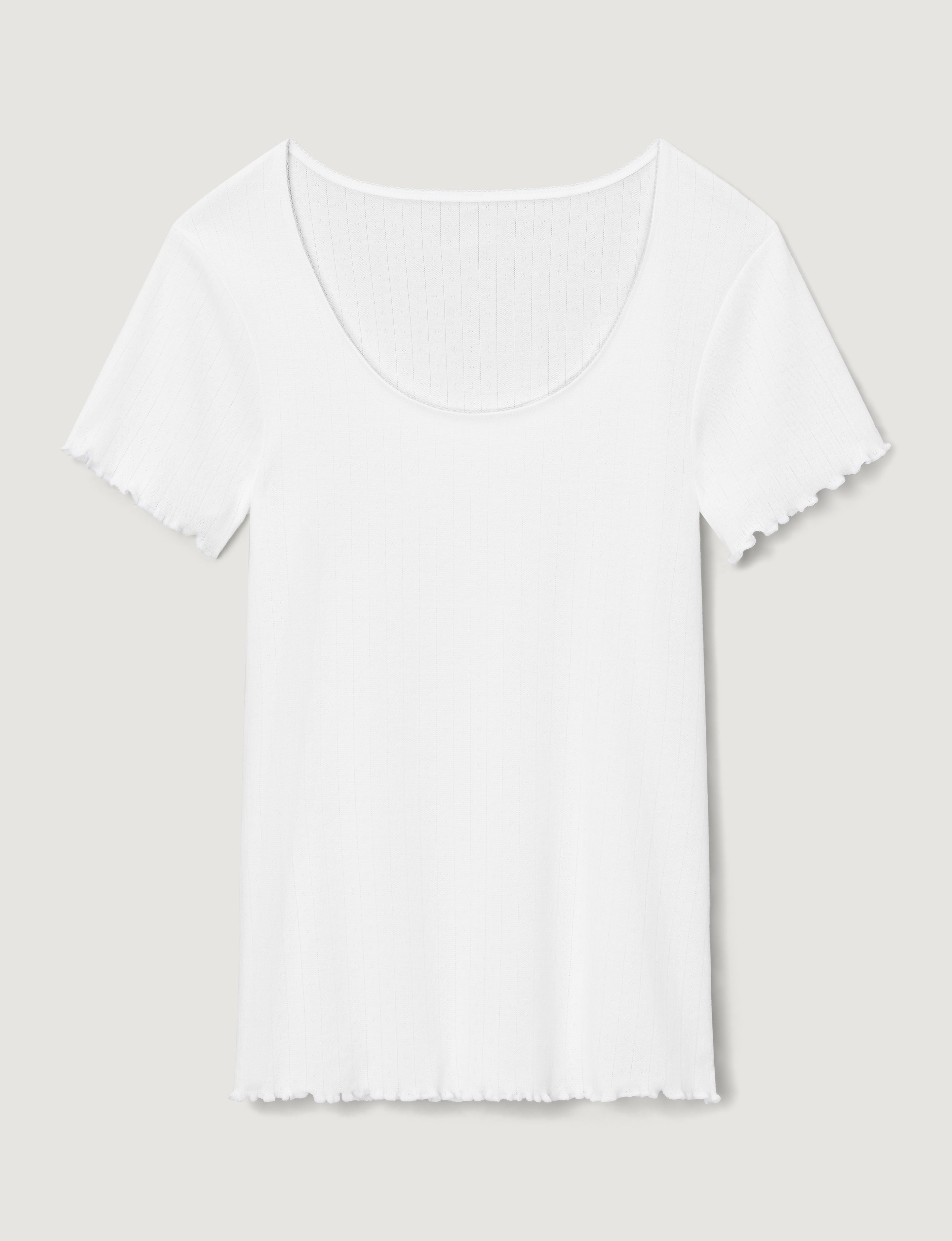 Women's Pointelle Rib Tee