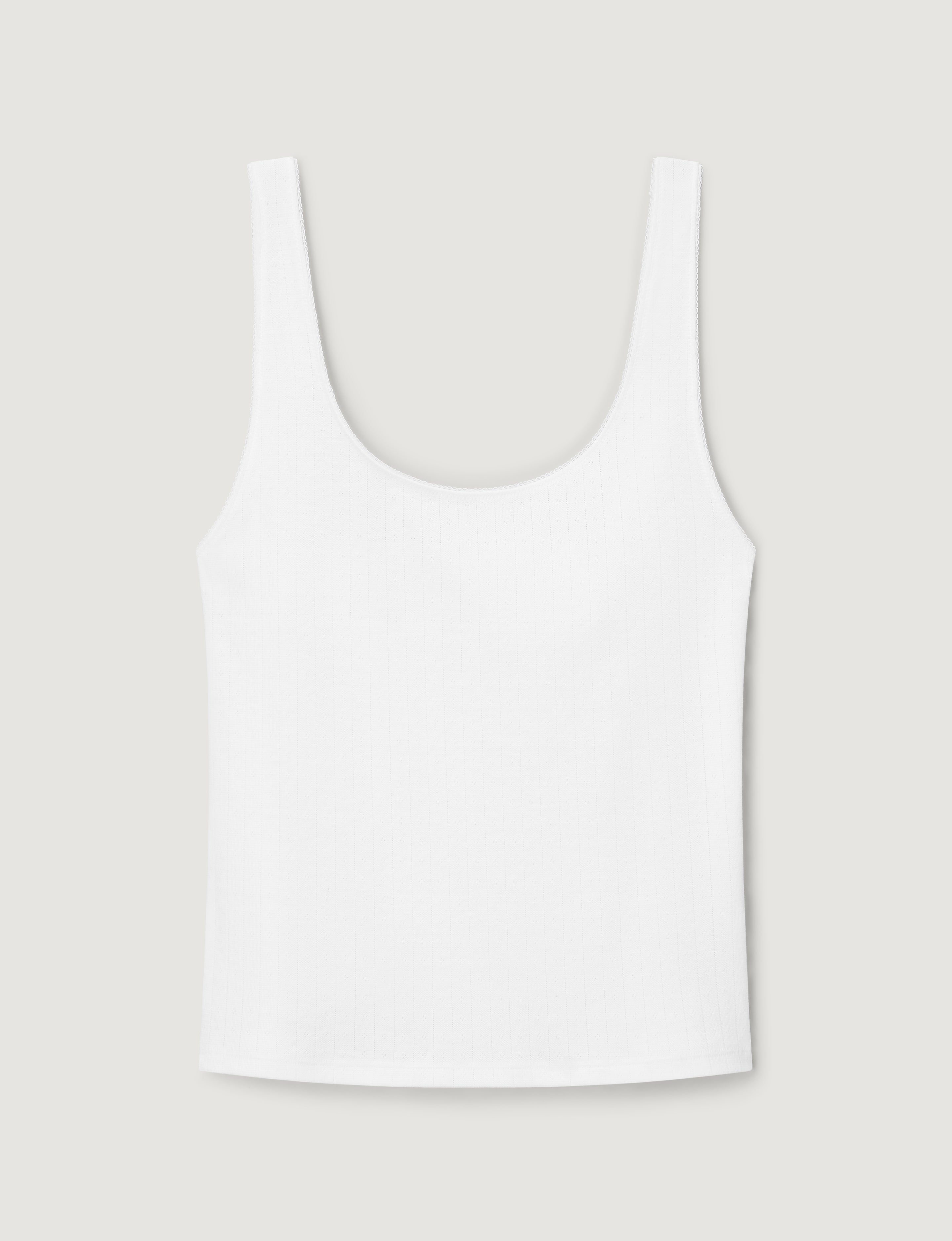 Women's Pointelle Rib Tank