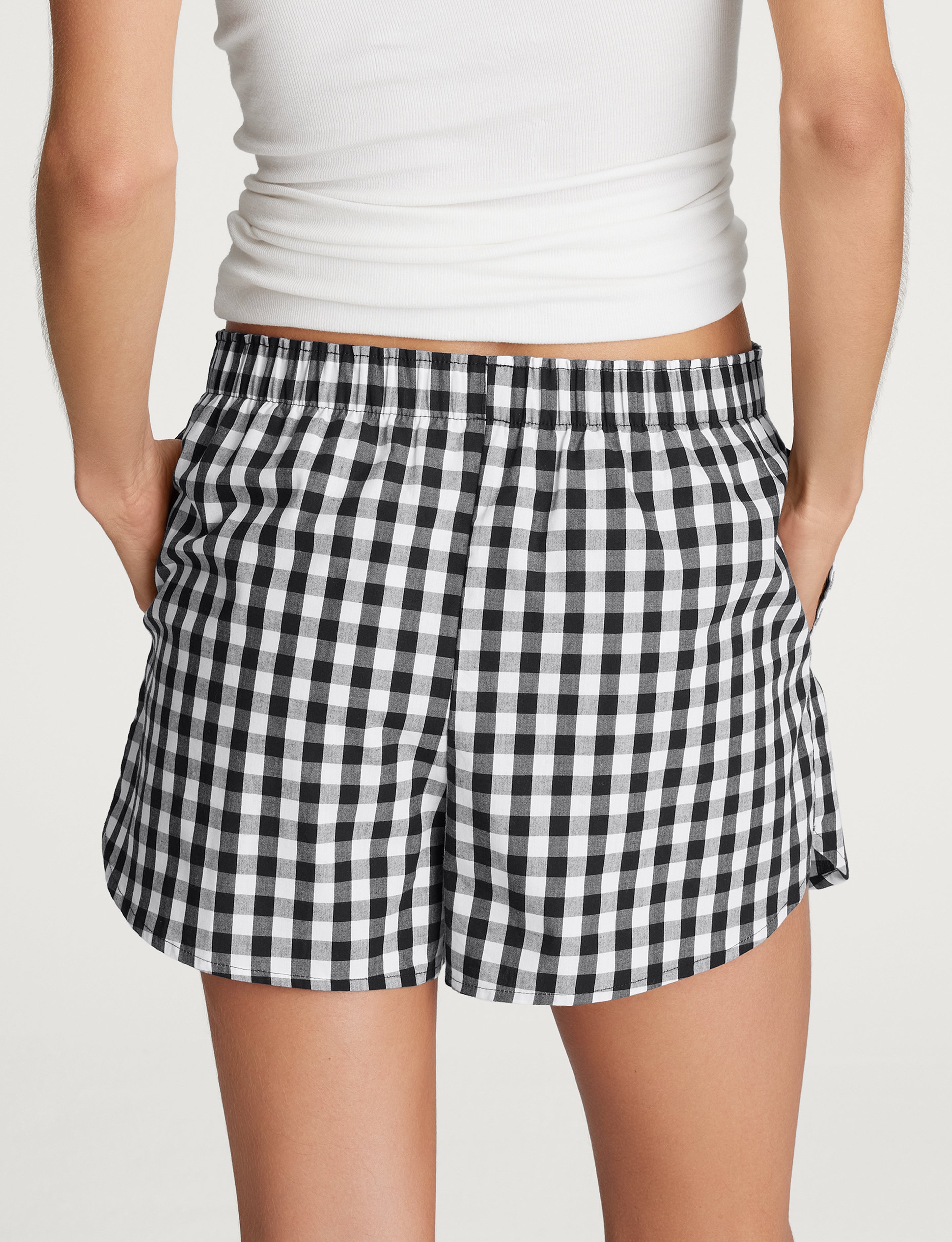Women's Woven Boxer & Micro Rib Fitted Tank
