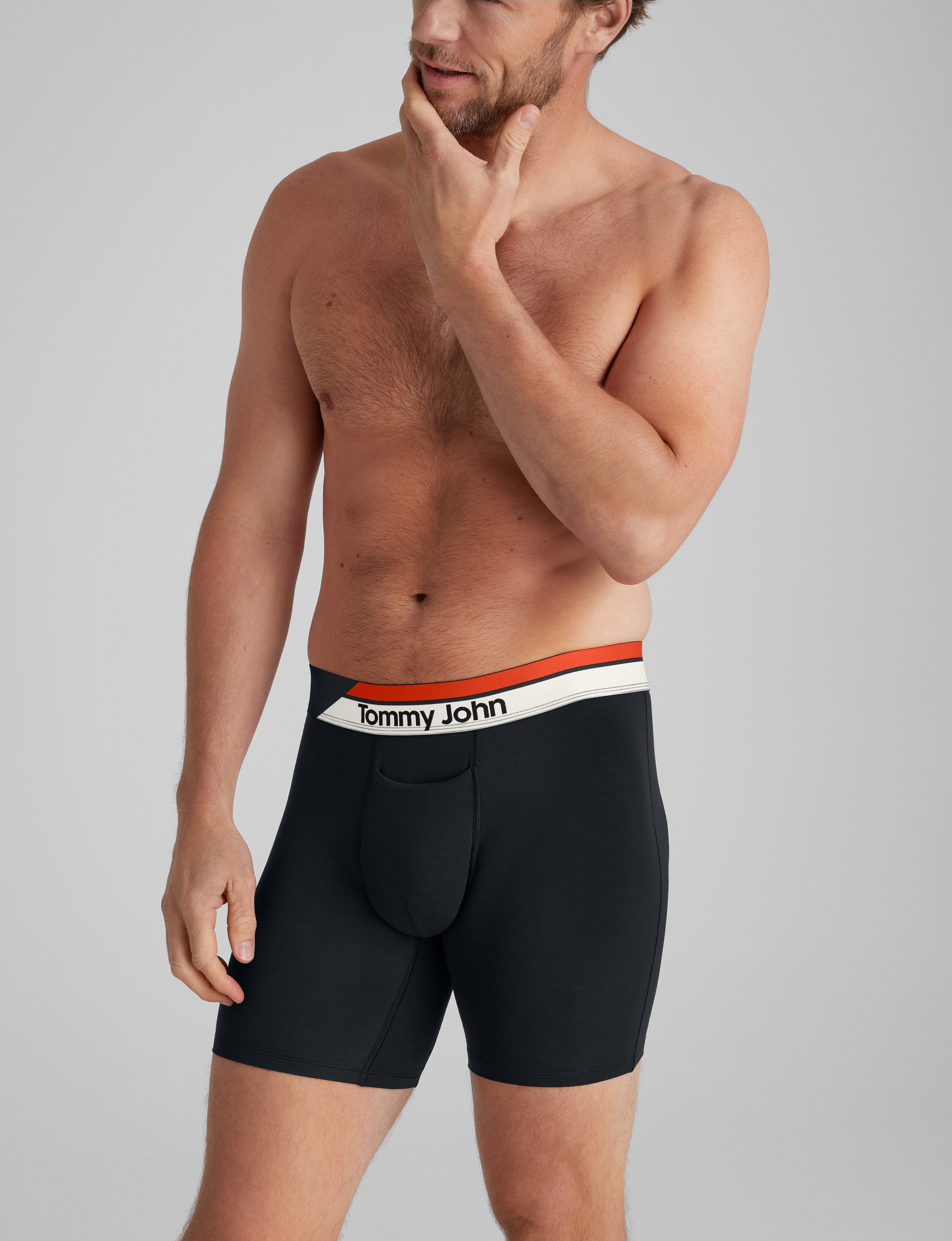 Second Skin Mid-Length Boxer Brief 6"