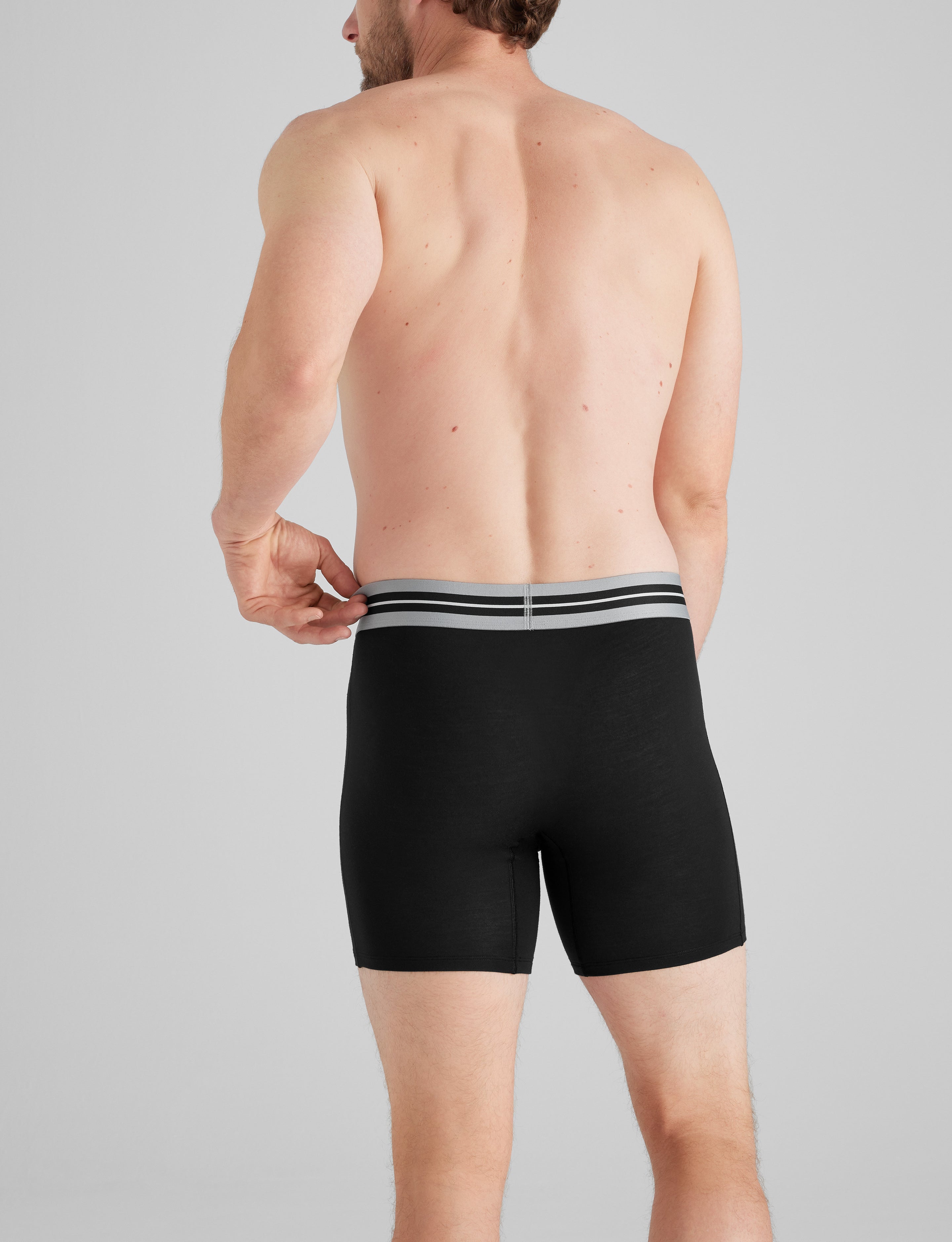 Second Skin Mid-Length Boxer Brief 6"