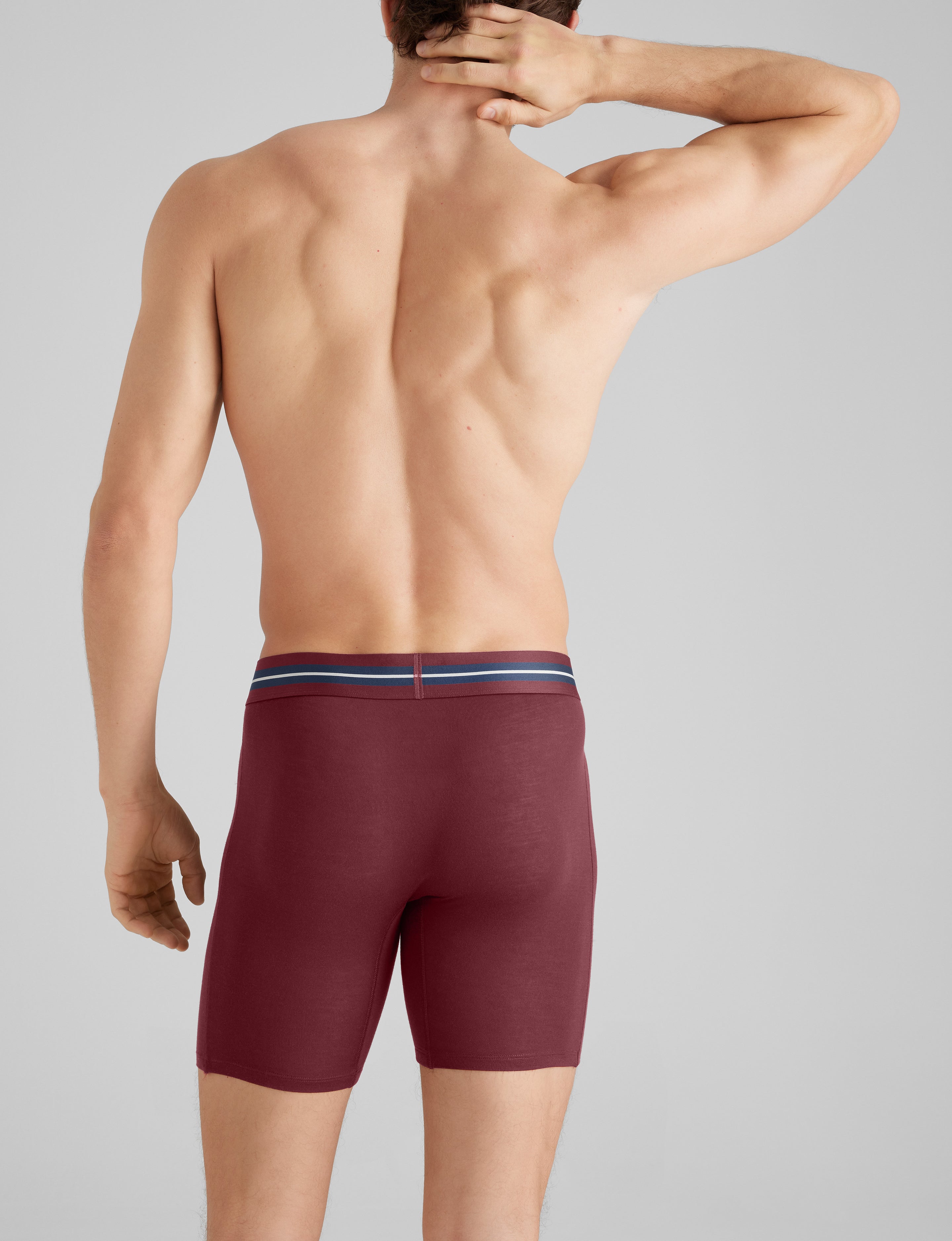 Second Skin Mid-Length Boxer Brief 6" (3-Pack)