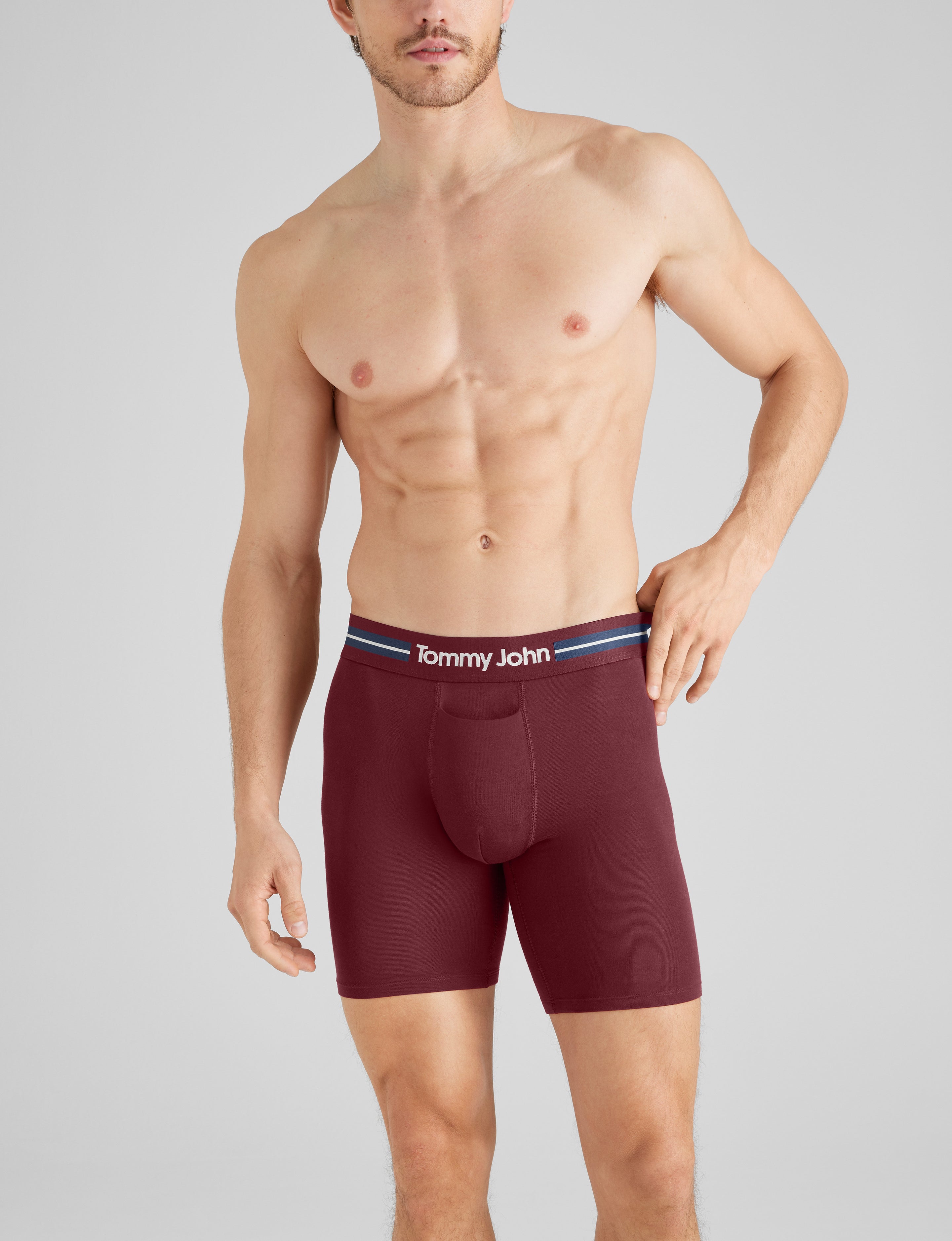 Second Skin Mid-Length Boxer Brief 6" (3-Pack)