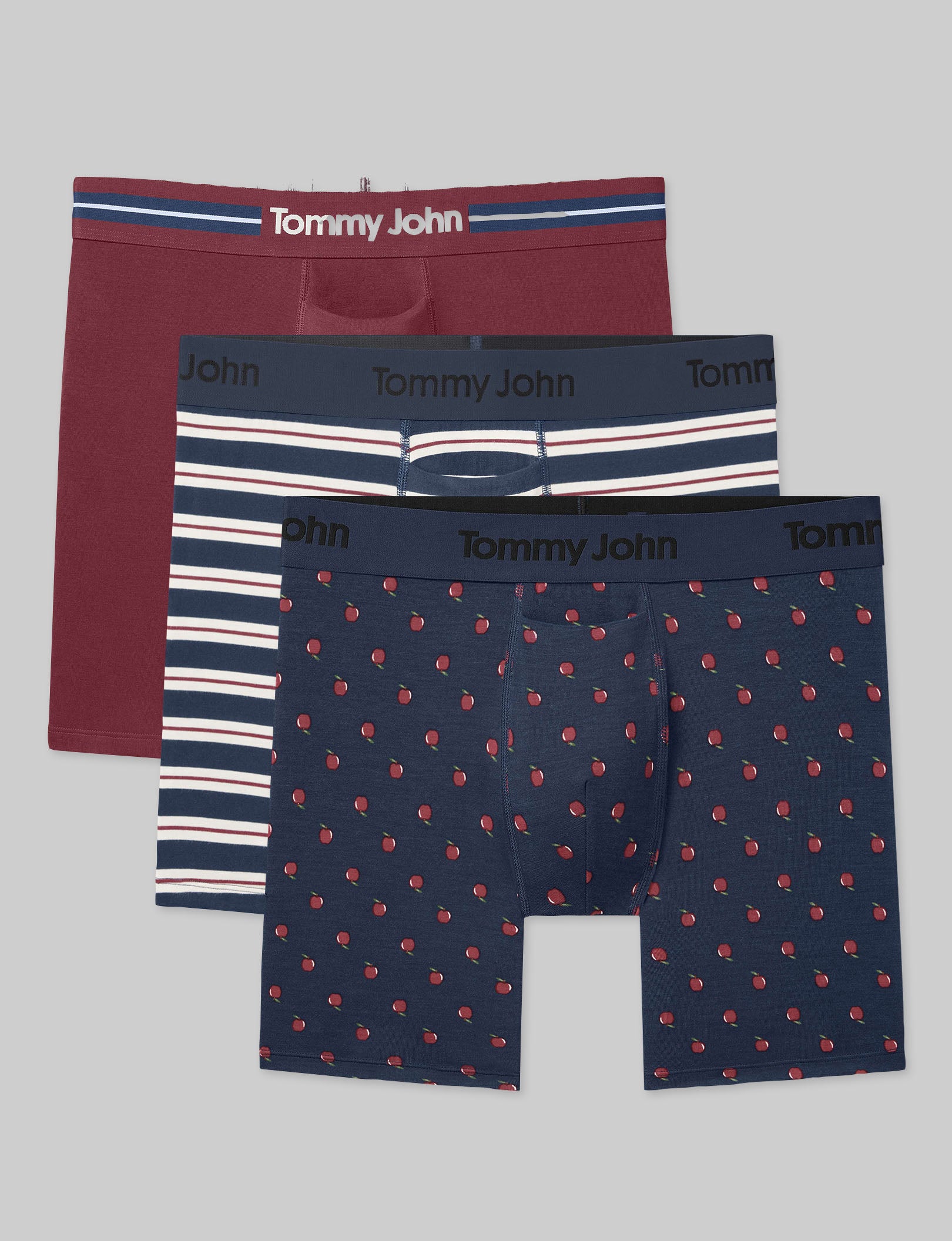 Second Skin Mid-Length Boxer Brief 6" (3-Pack)