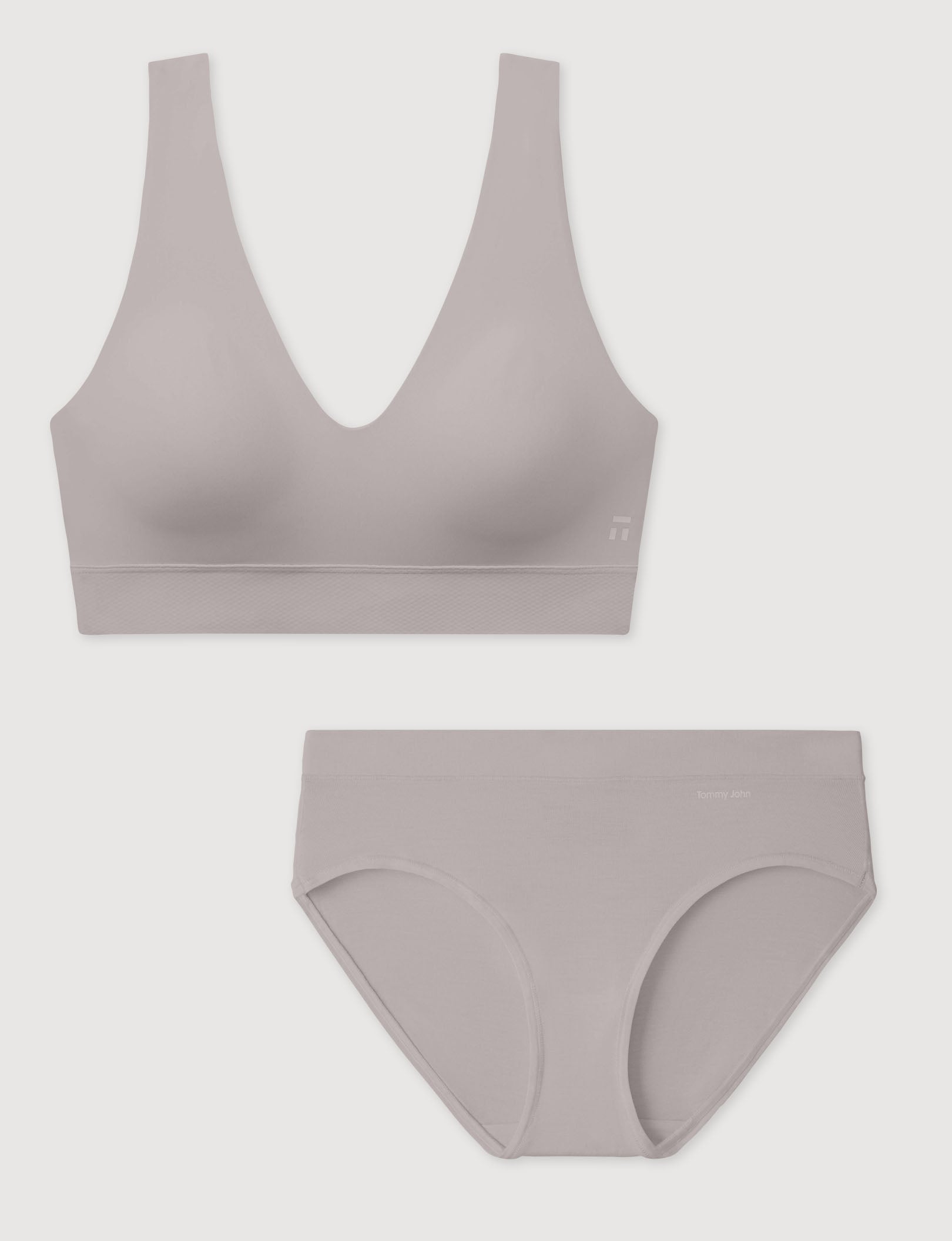 Second Skin V-Neck Bralette & Brief Set