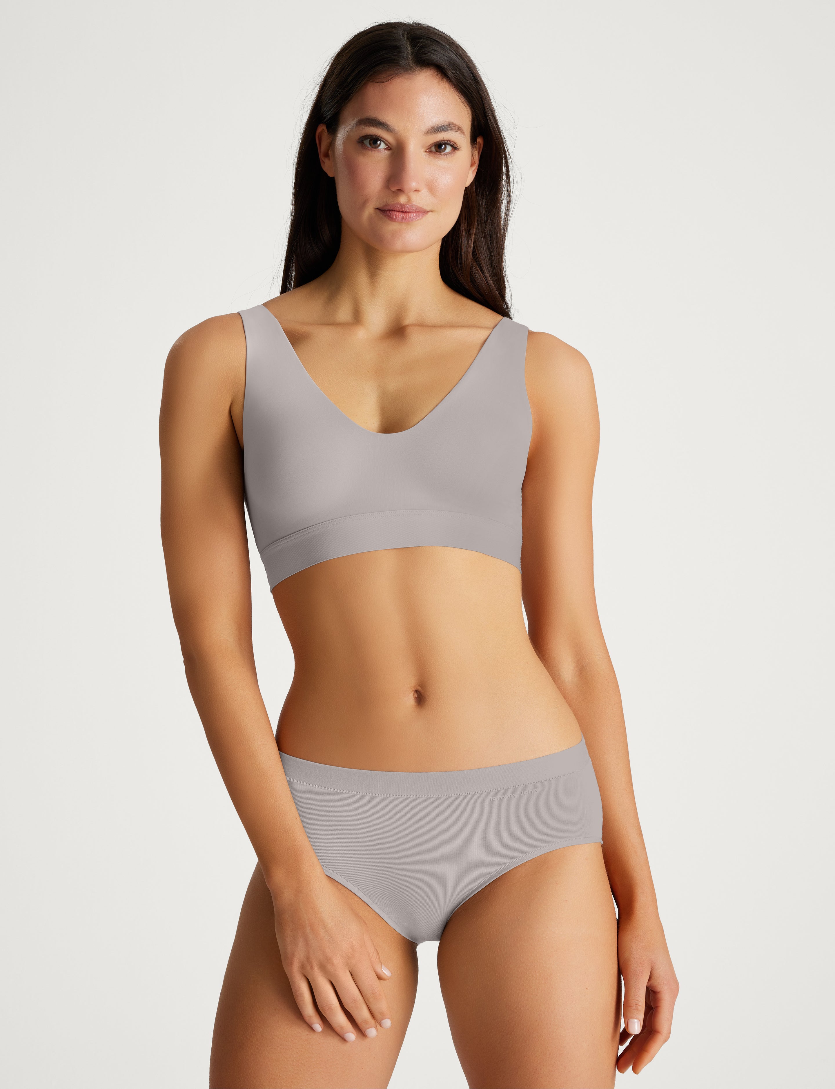 Second Skin V-Neck Bralette & Brief Set