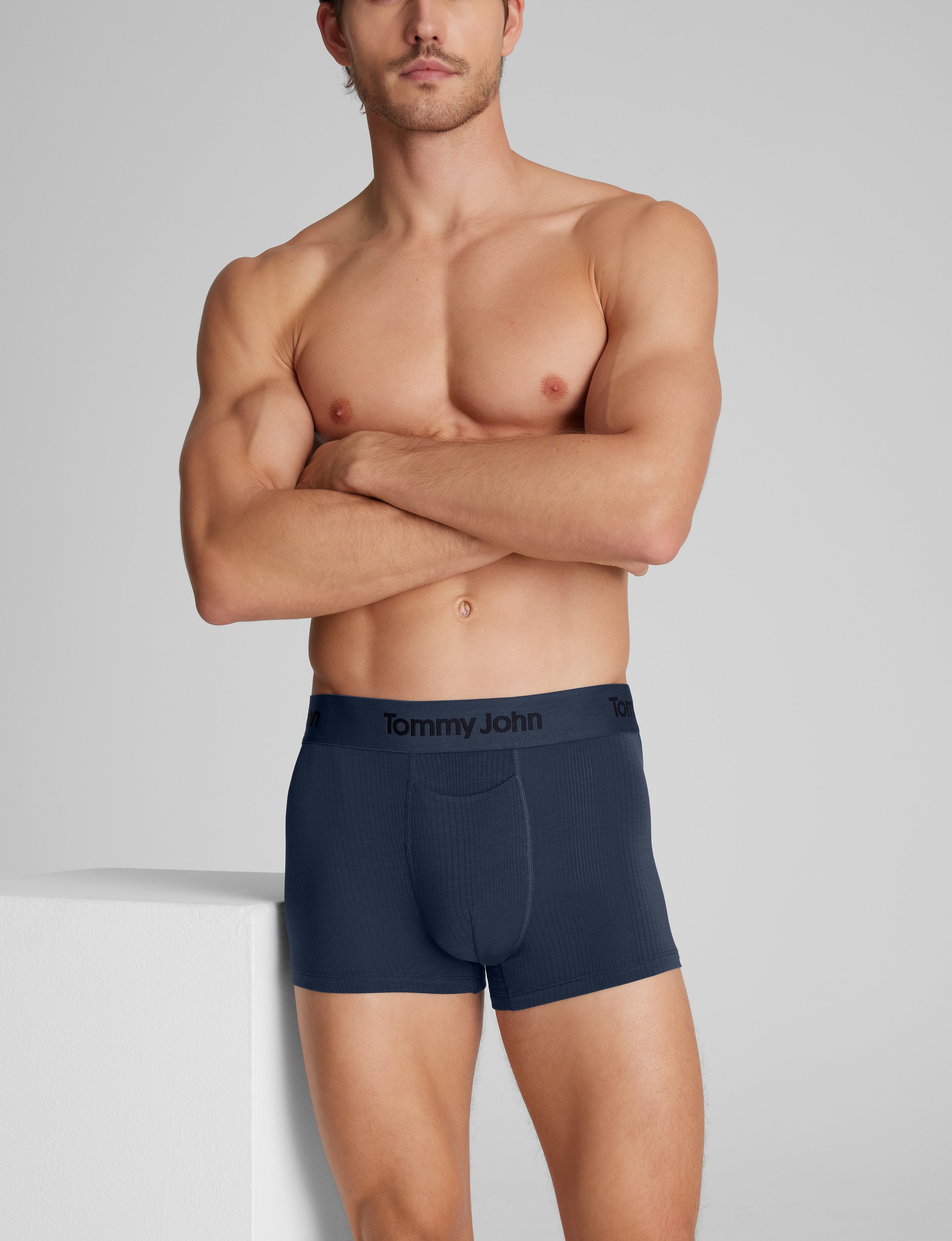Second Skin Luxe Rib Square Cut 2" (3-Pack)