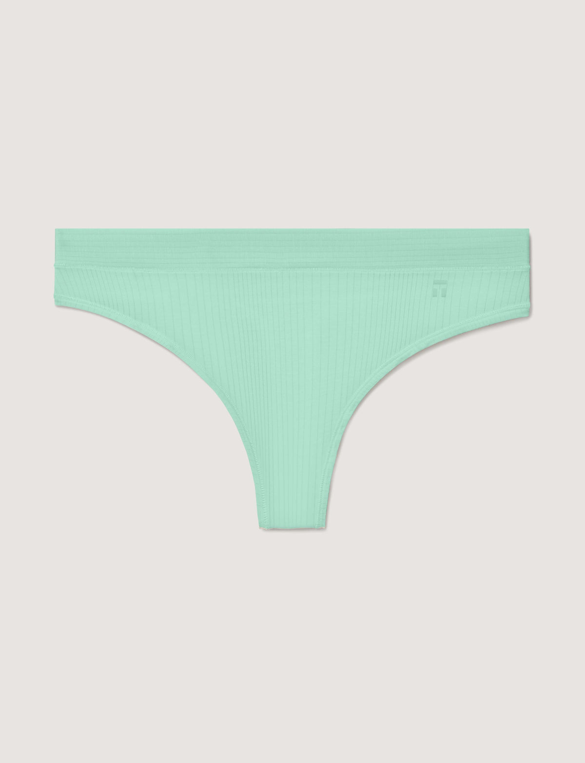 Women's Second Skin Luxe Rib Thong