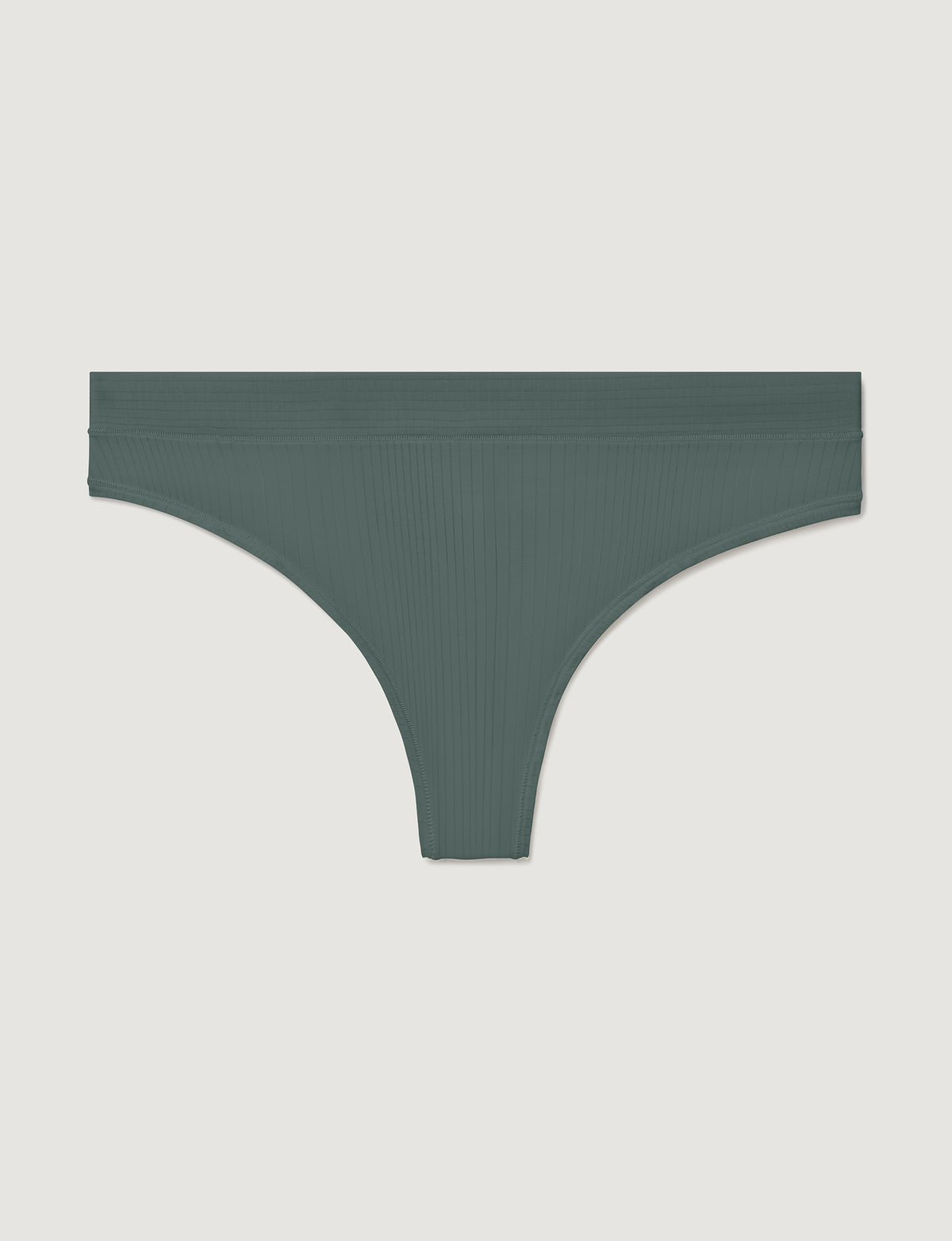 Women's Second Skin Luxe Rib Thong
