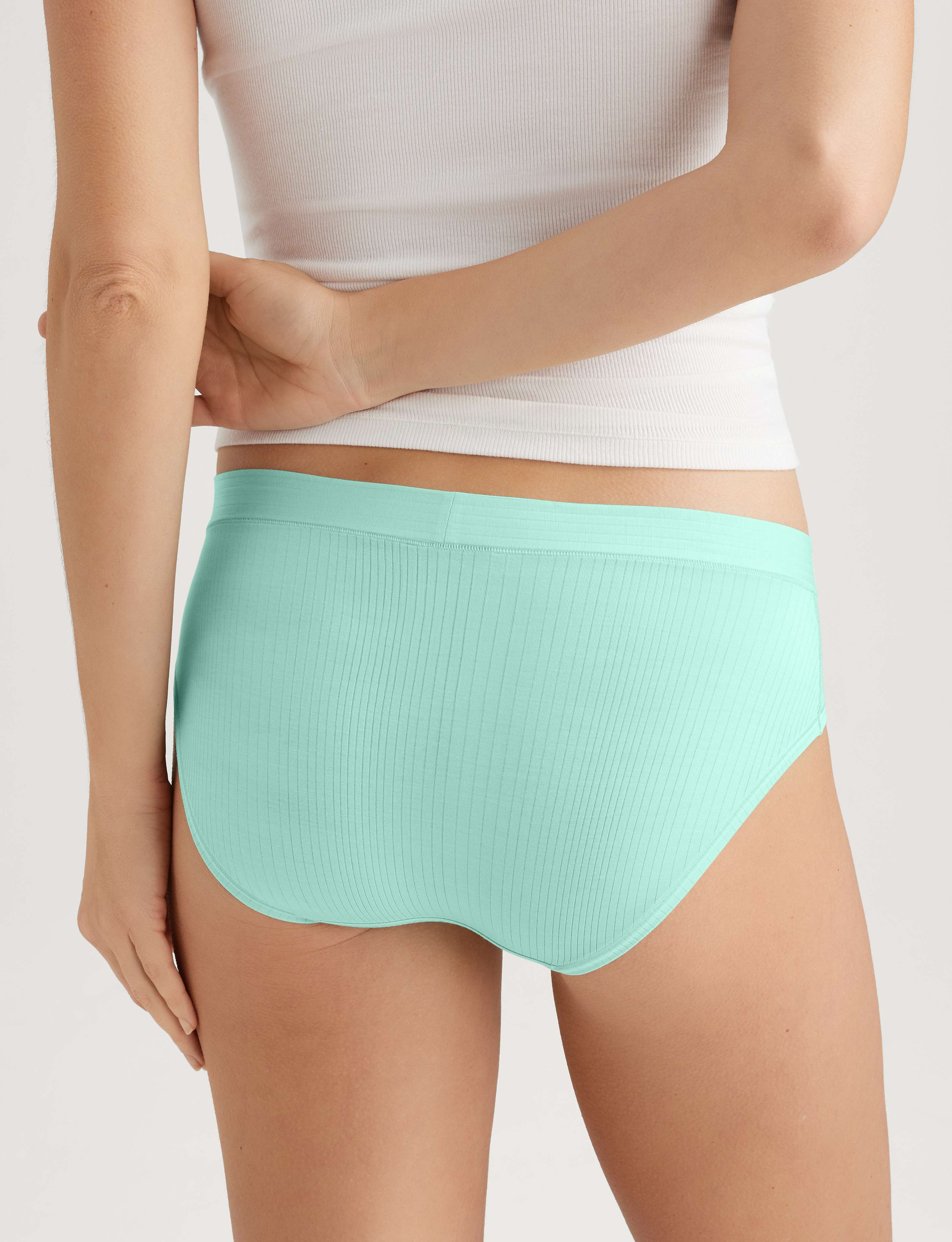 Women's Second Skin Luxe Rib Brief (3-Pack)