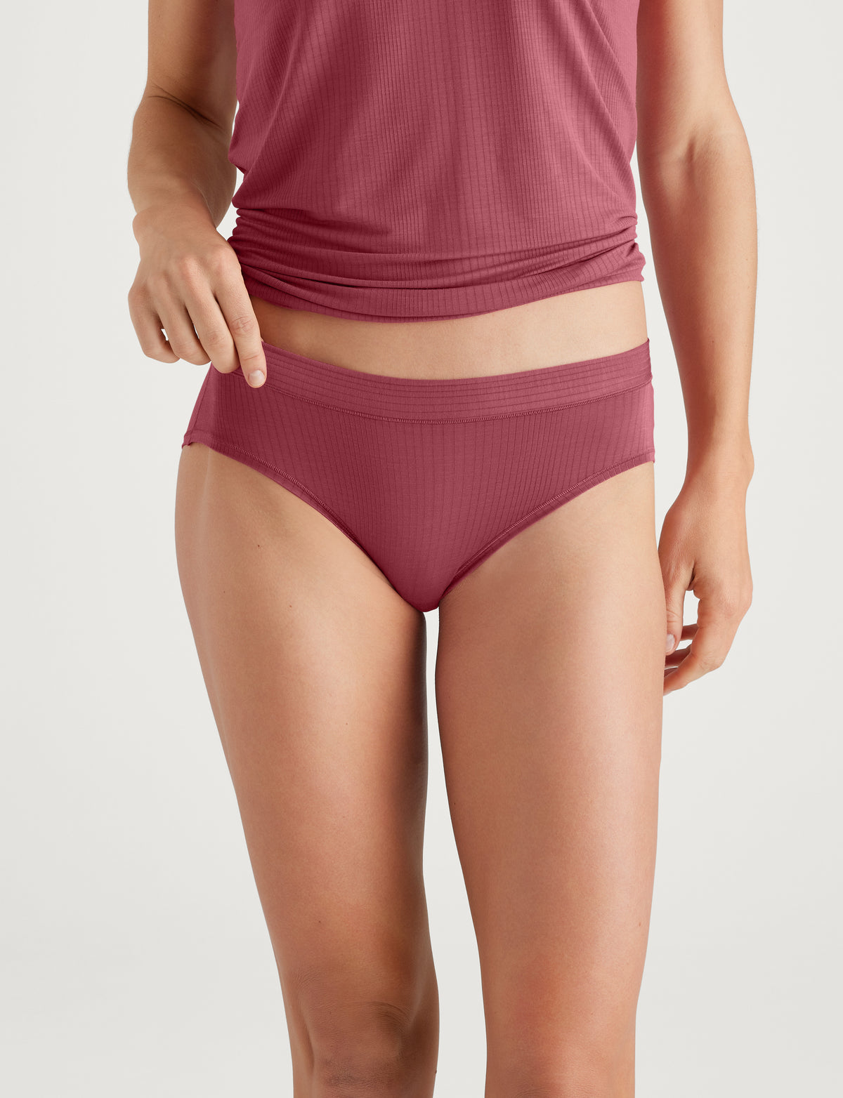 Women's Second Skin Luxe Rib Brief (5-Pack)