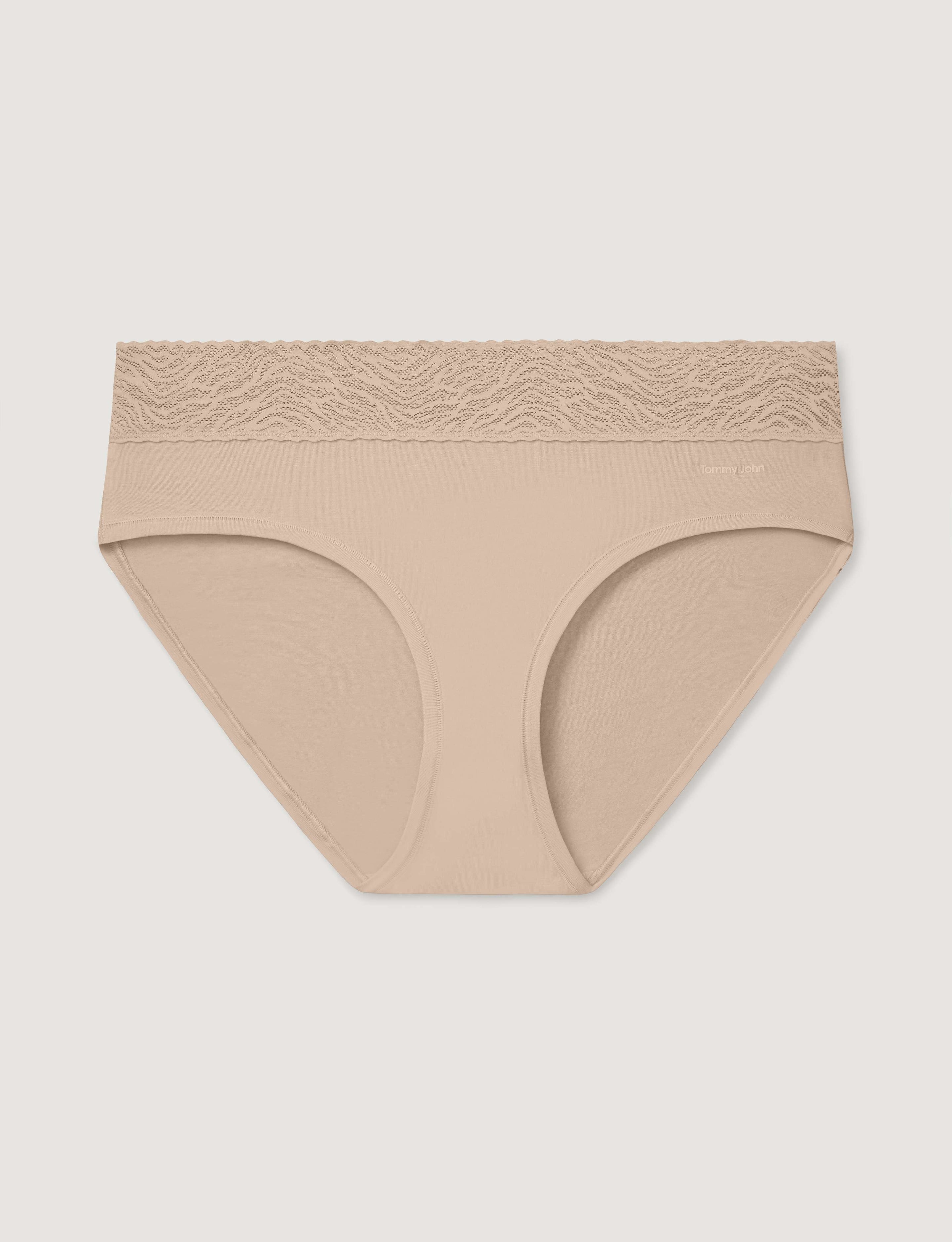 Women's Cool Cotton Brief, Lace Waist